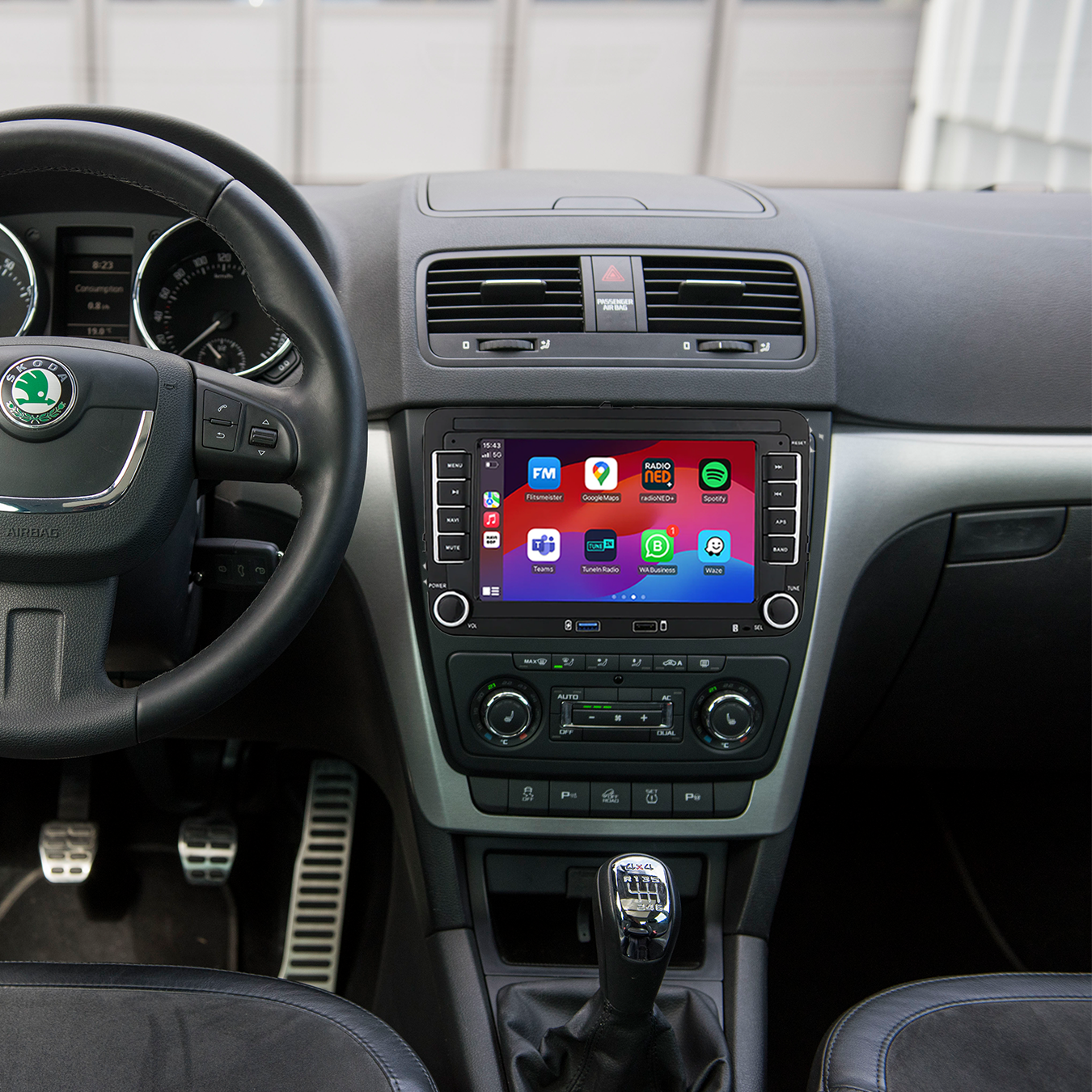 Skoda Yeti | Autoradio | 2009 t/m 2017 | Android 14 | Apple CarPlay & Android Auto