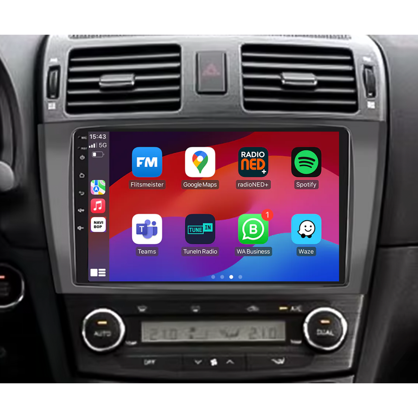 Toyota Avensis | Autoradio | 2008 t/m 2015 | Apple CarPlay & Android Auto