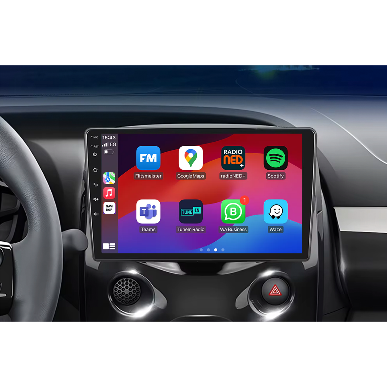 Toyota Aygo | Autoradio | 2014 t/m 2020 | Android 14 | Apple CarPlay & Android Auto