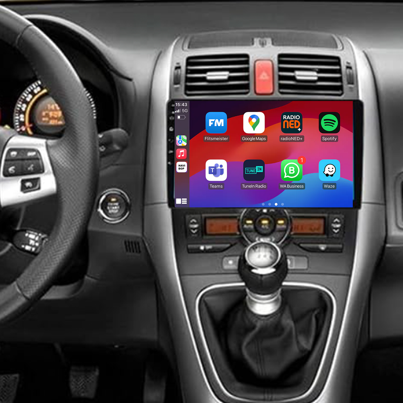 Toyota Auris | Autoradio | 2008 t/m 2015 | Android 14 | Apple CarPlay & Android Auto