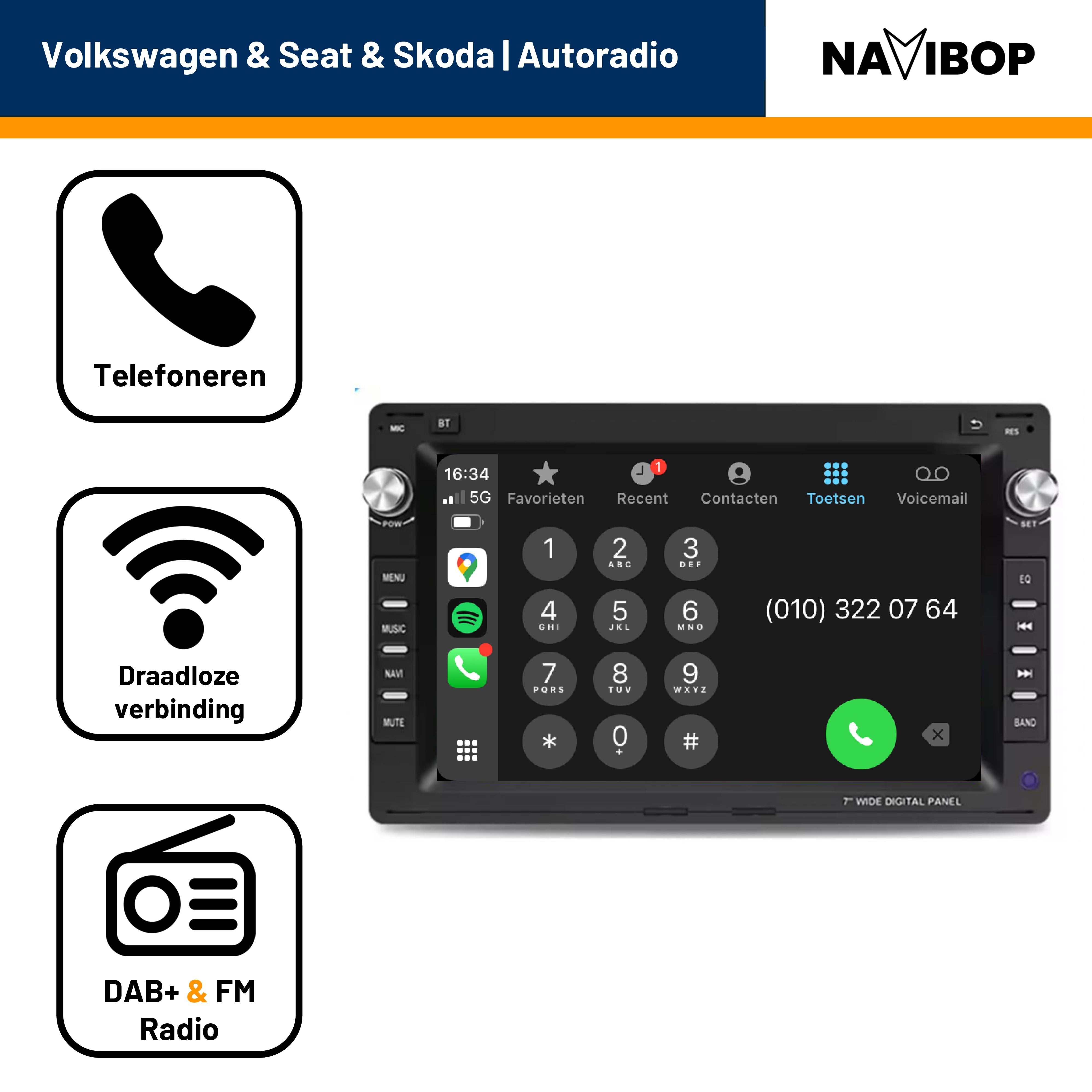 Volkswagen | Autoradio | Apple CarPlay & Android Auto