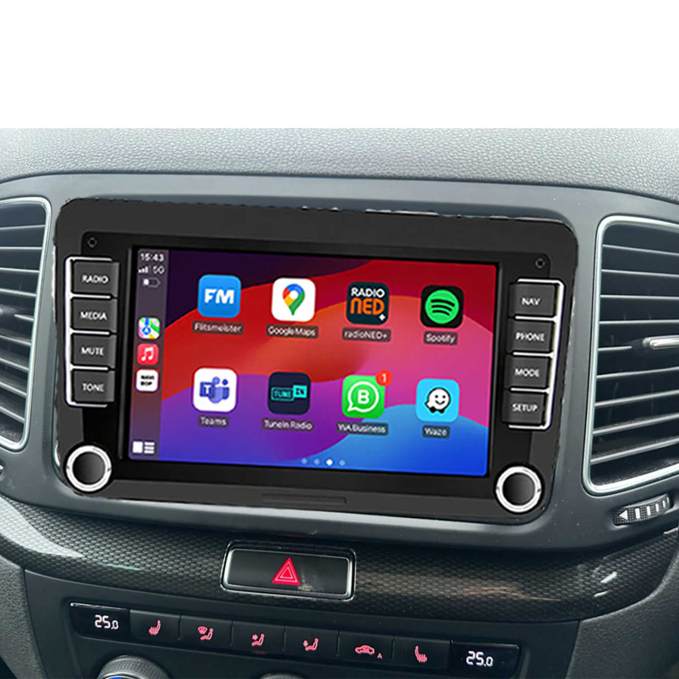 Seat Alhambra | Autoradio | 2010 t/m 2018 | Android 14 | Apple CarPlay & Android Auto