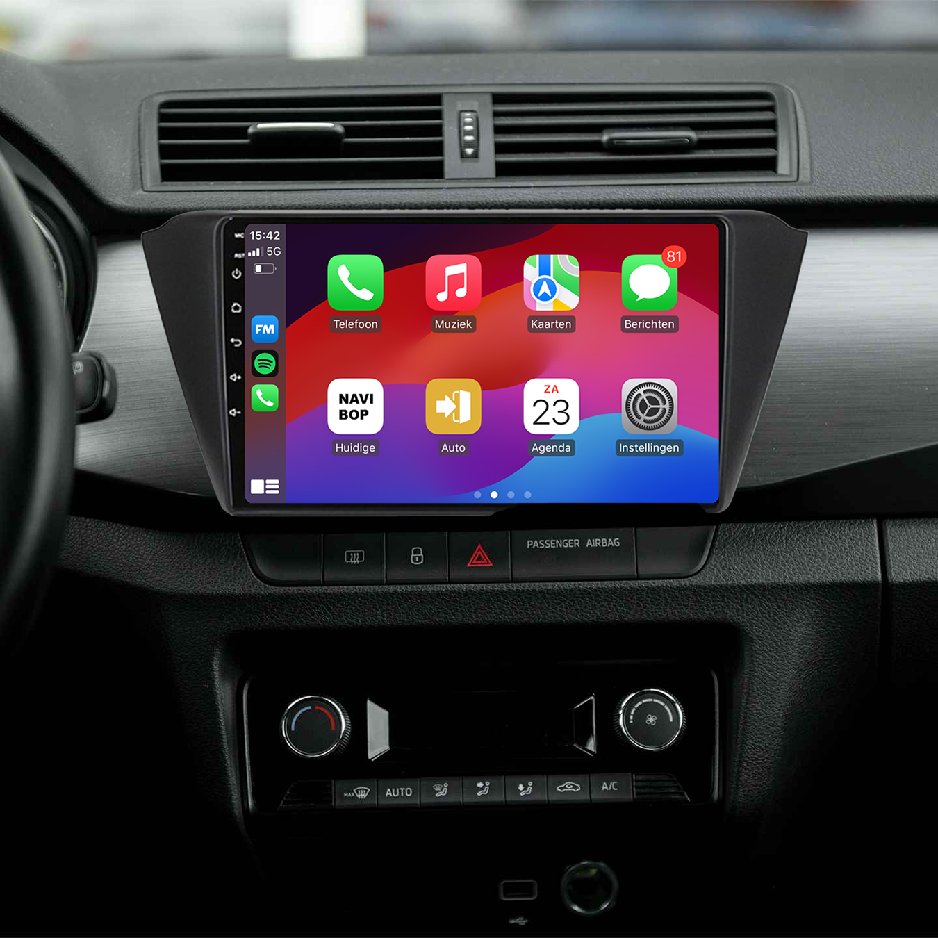 Skoda Fabia | Autoradio | 2015 t/m 2019 | Apple CarPlay & Android Auto