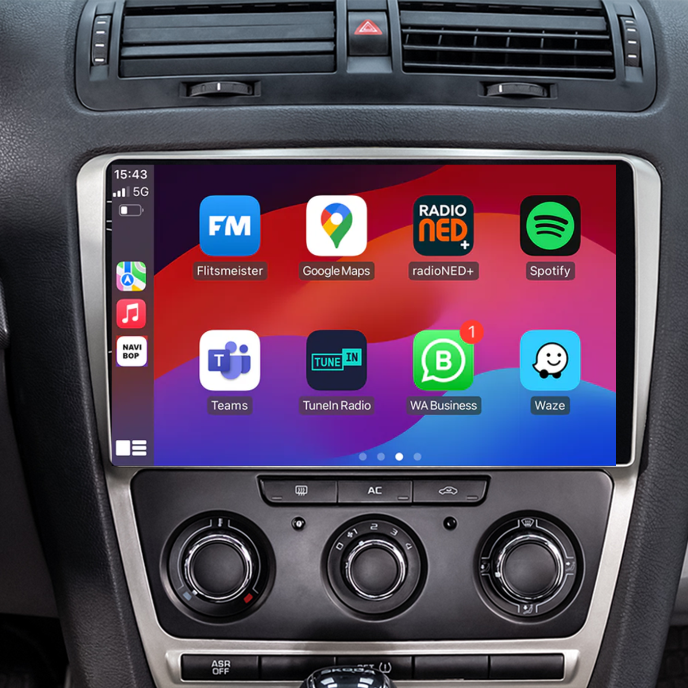 Skoda Octavia | Autoradio | 2005 t/m 2013 | Android 14 | Apple CarPlay & Android Auto