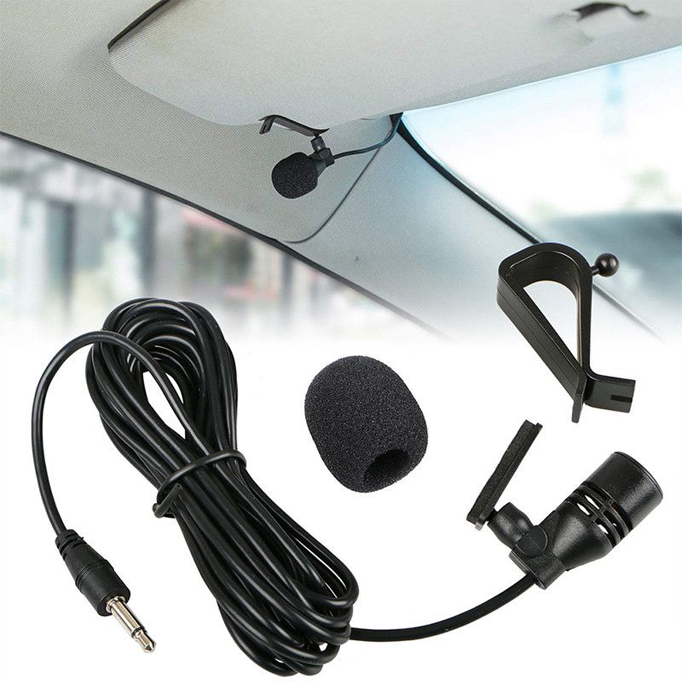 NAVIBOP Externe Microfoon | Universeel Compatibel met Android Autoradio's