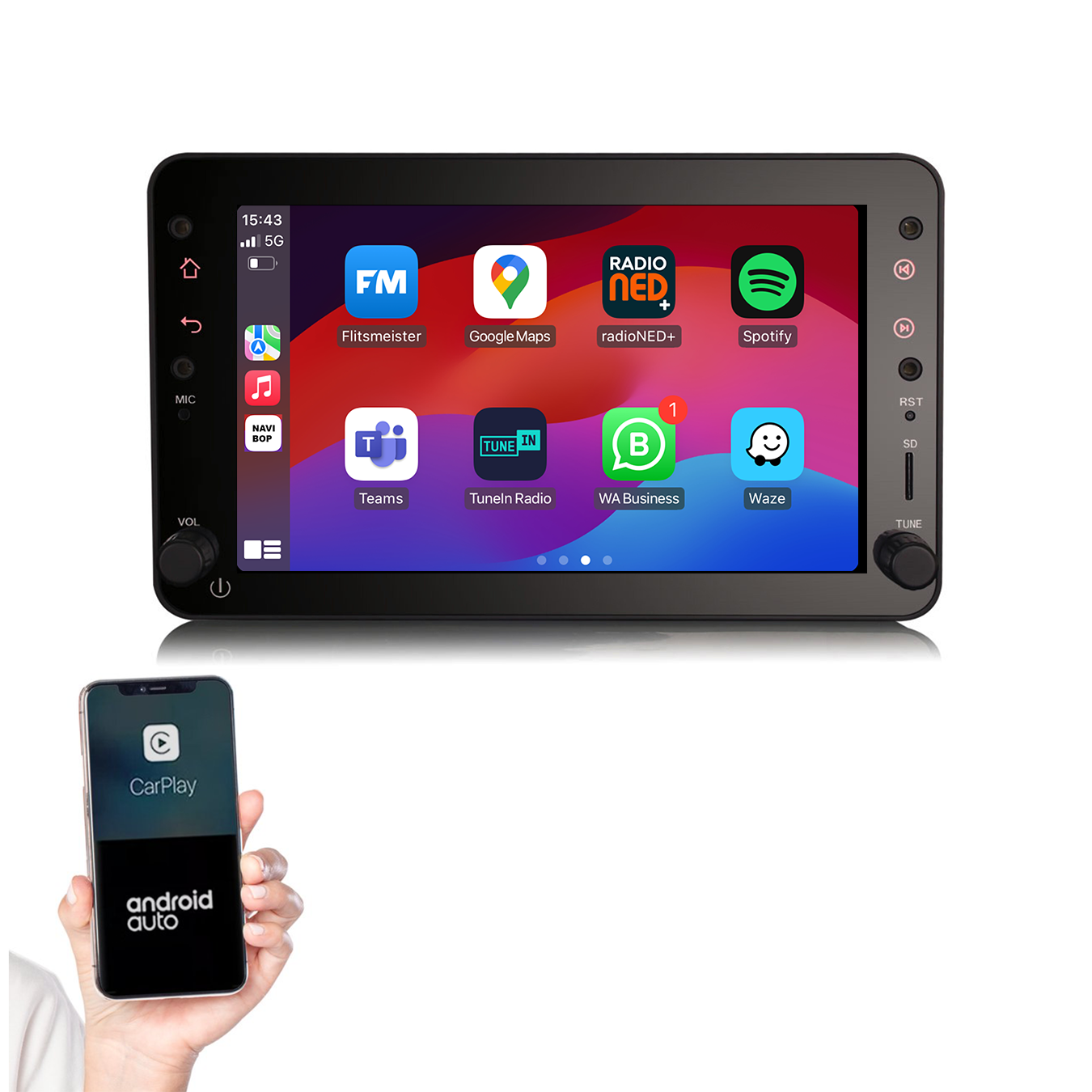 Alfa Romeo Spider | Autoradio | 2006 t/m 2010 | Android 13 | Apple CarPlay & Android Auto