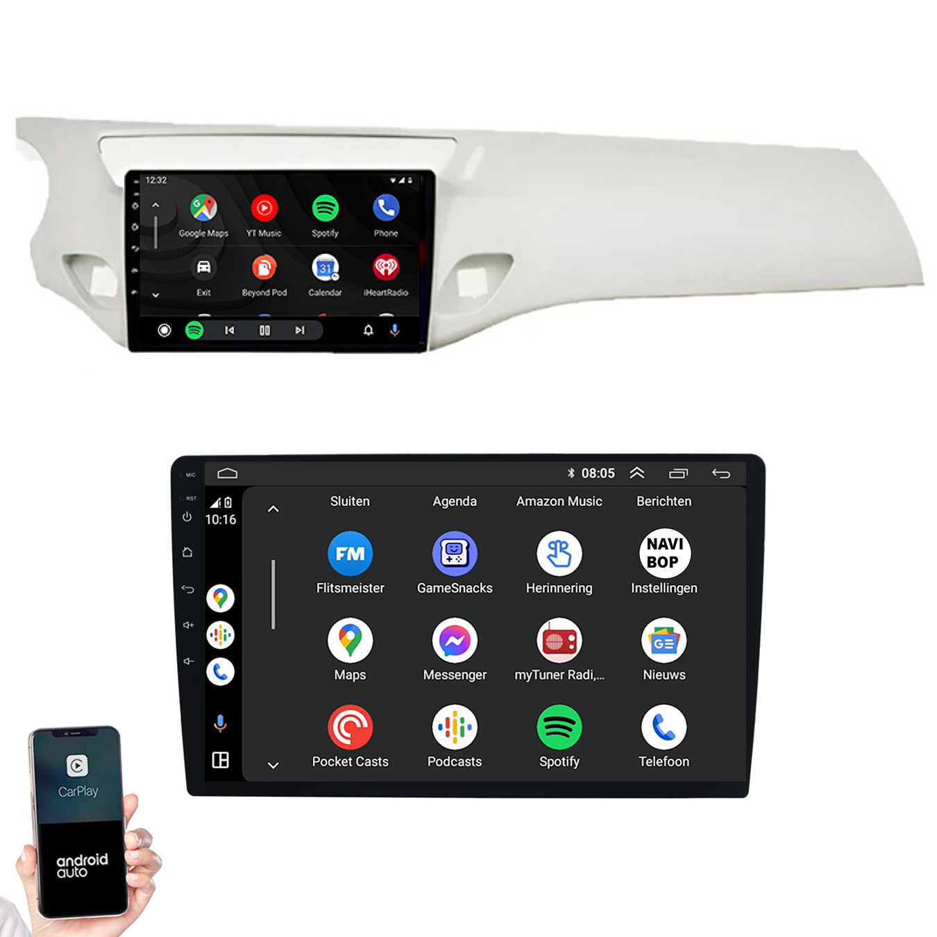 Citroen C3 | Autoradio | 2010 t/m 2016 | Android 14 | Apple CarPlay & Android Auto