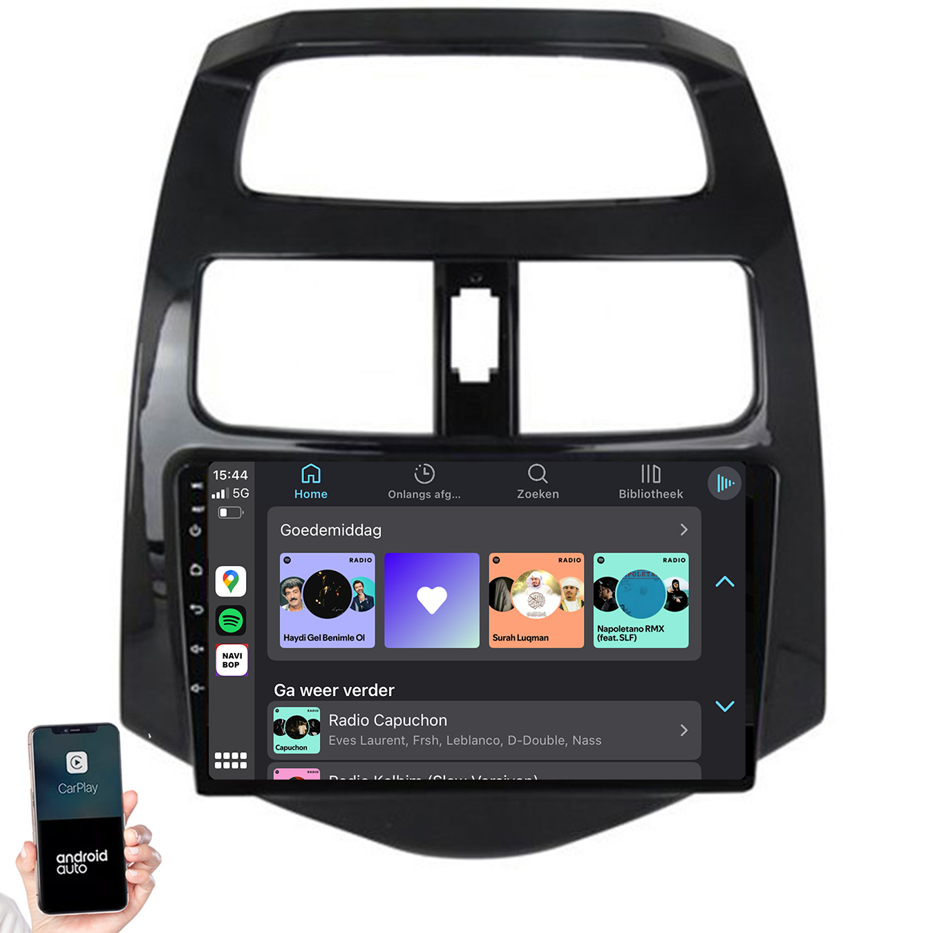 Chevrolet Spark | Autoradio | 2009 t/m 2015 | Android 14 | Apple CarPlay & Android Auto