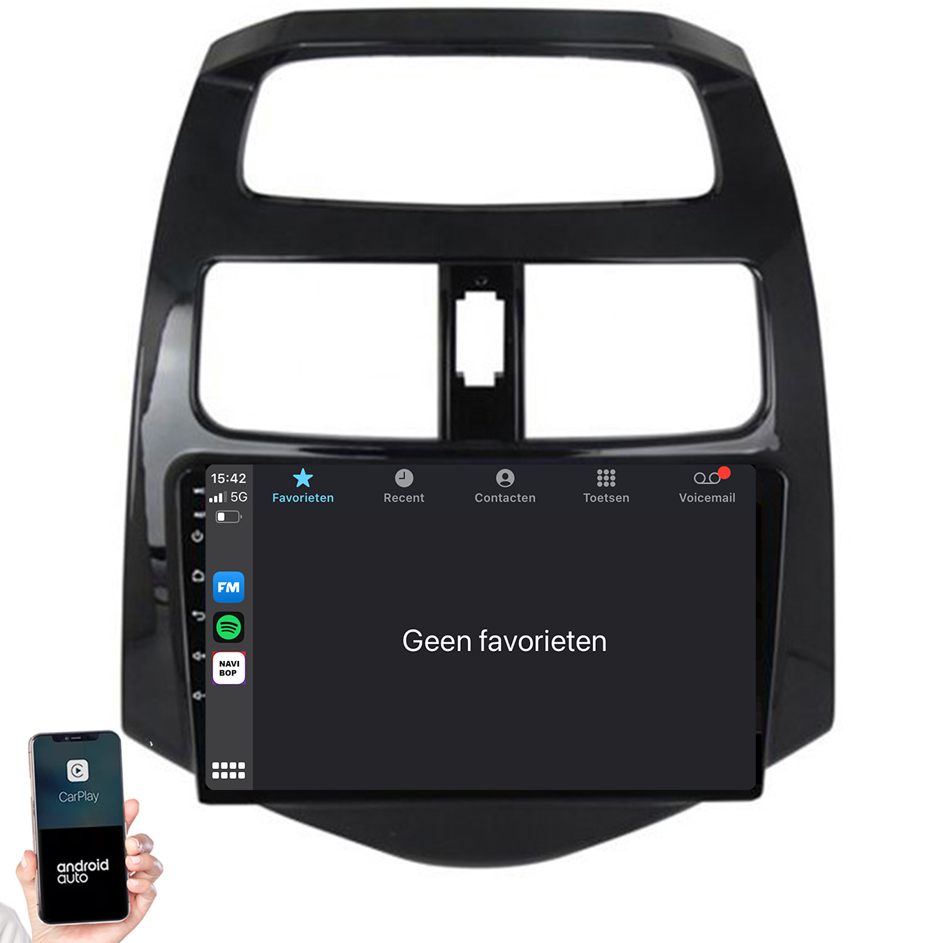 Chevrolet Spark | Autoradio | 2009 t/m 2015 | Android 14 | Apple CarPlay & Android Auto