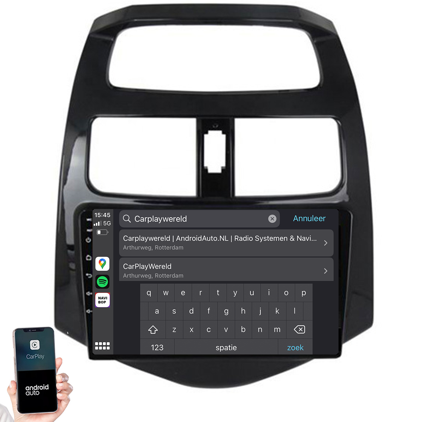 Chevrolet Spark | Autoradio | 2009 t/m 2015 | Android 14 | Apple CarPlay & Android Auto