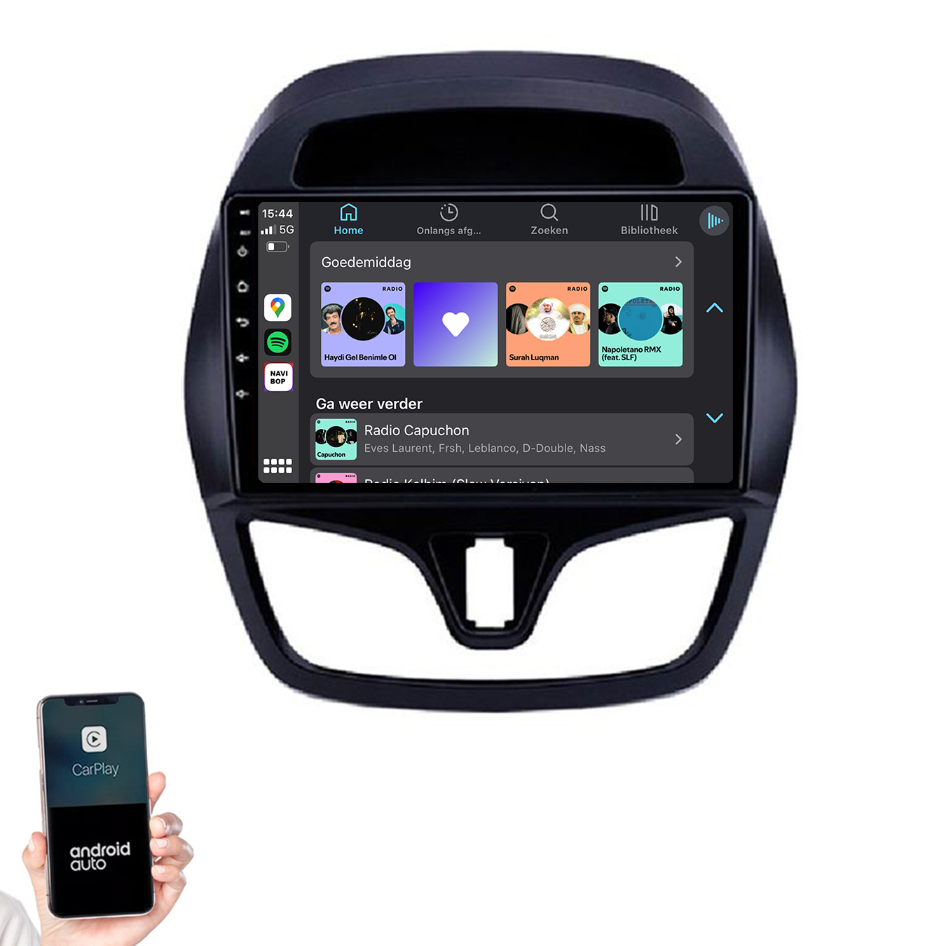 Chevrolet Spark | Autoradio | 2015 t/m 2018 | Android 14 | Apple CarPlay & Android Auto