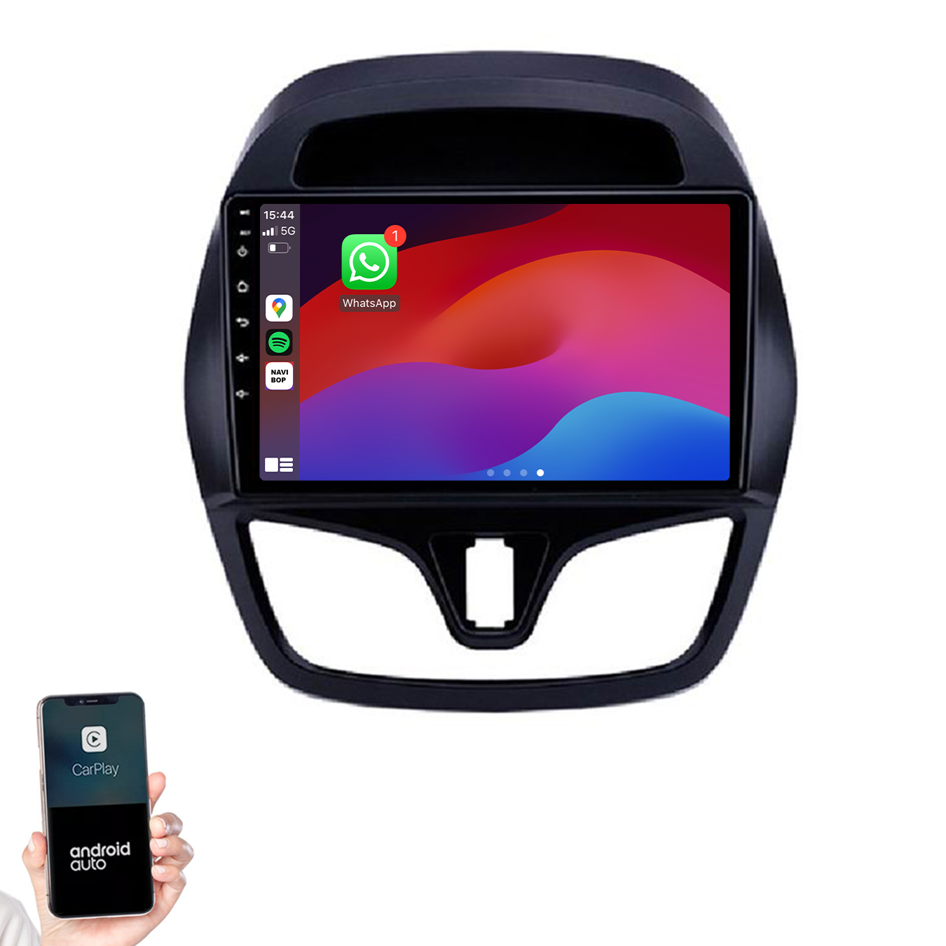 Chevrolet Spark | Autoradio | 2015 t/m 2018 | Android 14 | Apple CarPlay & Android Auto