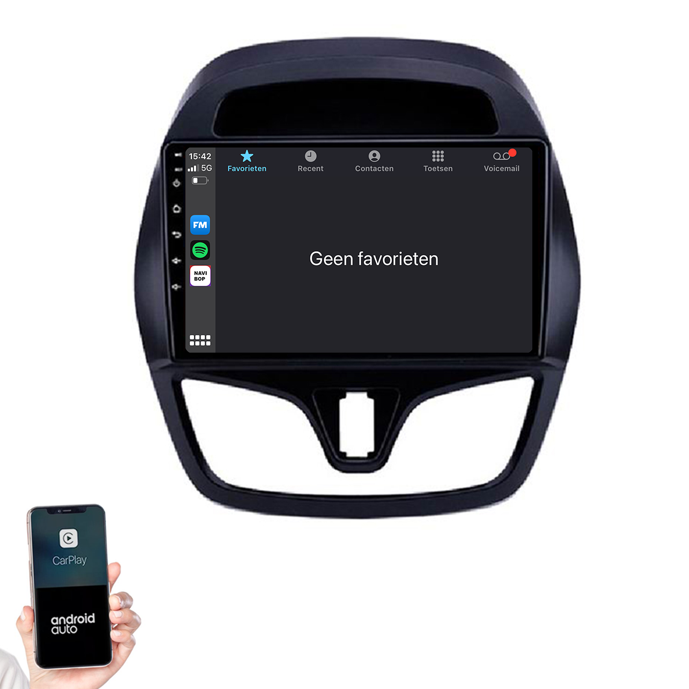 Chevrolet Spark | Autoradio | 2015 t/m 2018 | Android 14 | Apple CarPlay & Android Auto