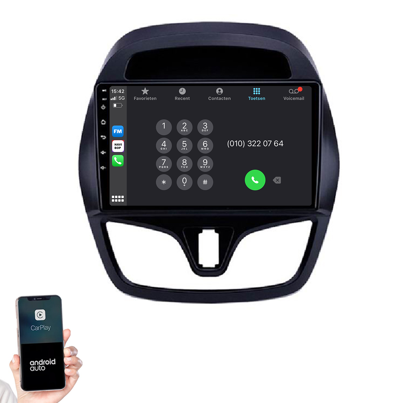 Chevrolet Spark | Autoradio | 2015 t/m 2018 | Android 14 | Apple CarPlay & Android Auto