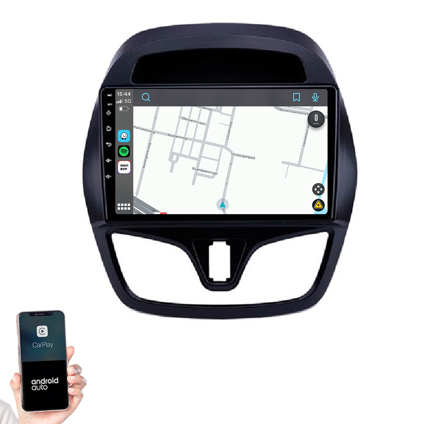 Chevrolet Spark | Autoradio | 2015 t/m 2018 | Android 14 | Apple CarPlay & Android Auto