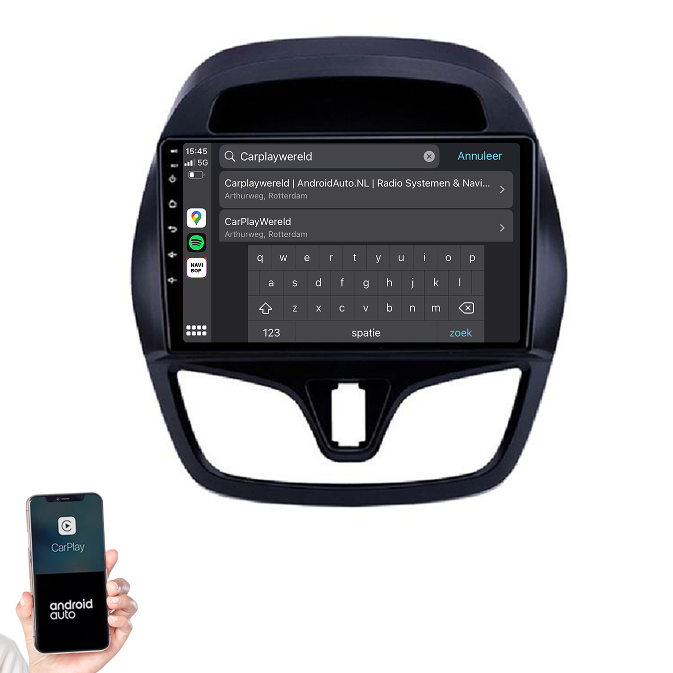 Chevrolet Spark | Autoradio | 2015 t/m 2018 | Android 14 | Apple CarPlay & Android Auto