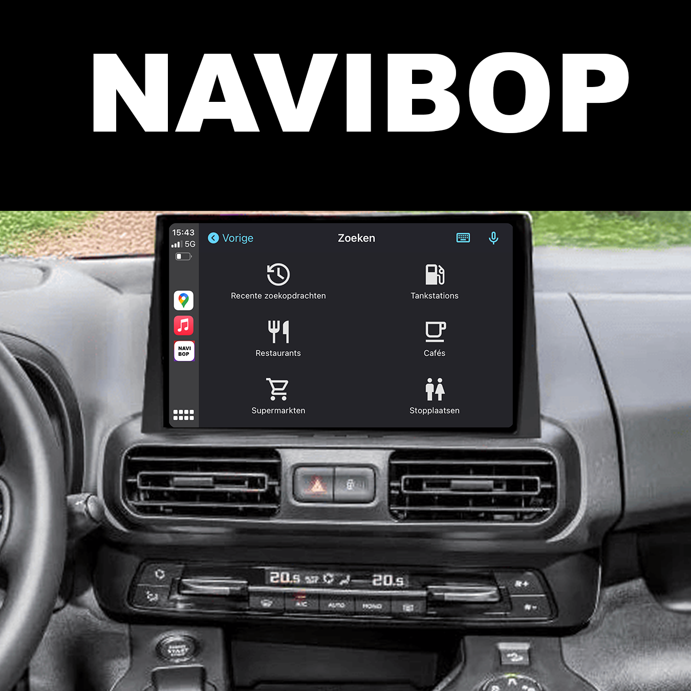 Peugeot Rifter | Autoradio | 2019 t/m 2022 | Android 14 | Apple CarPlay & Android Auto