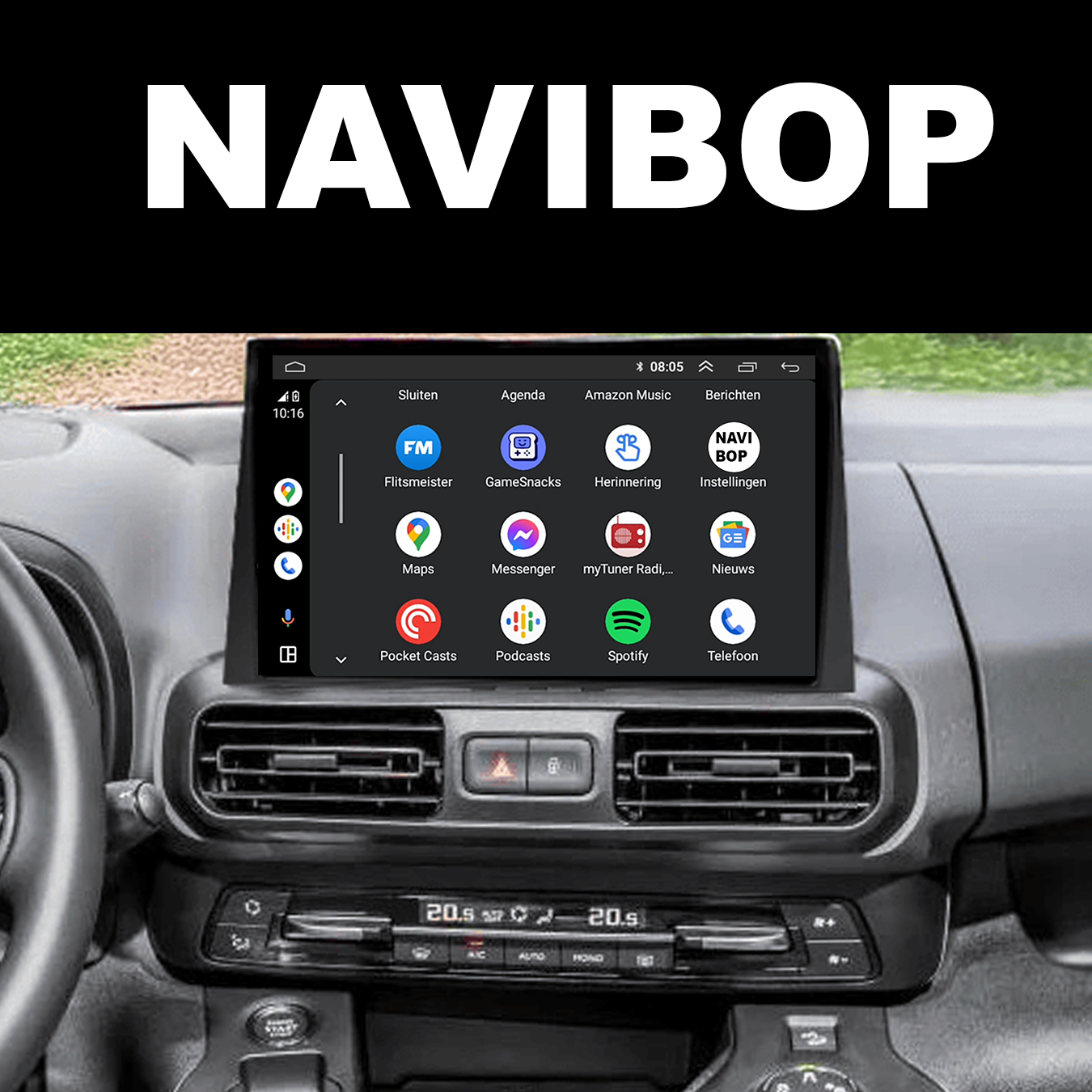 Peugeot Rifter | Autoradio | 2019 t/m 2022 | Android 14 | Apple CarPlay & Android Auto