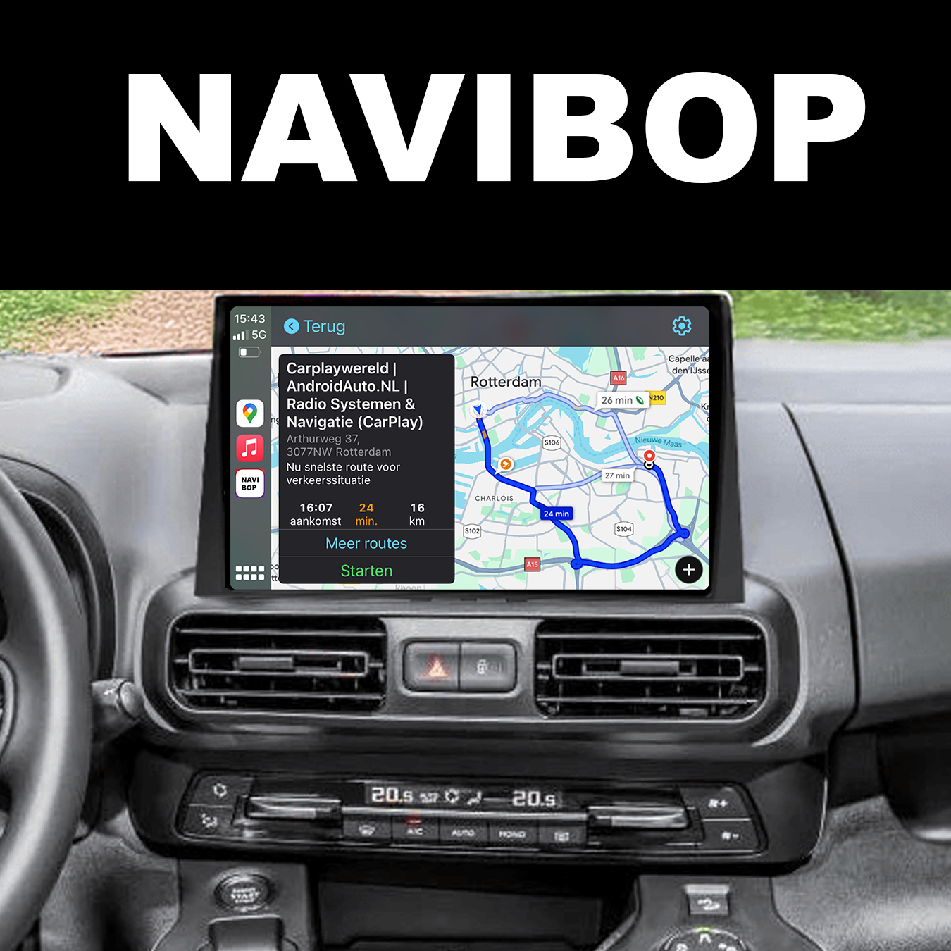 Peugeot Rifter | Autoradio | 2019 t/m 2022 | Android 14 | Apple CarPlay & Android Auto