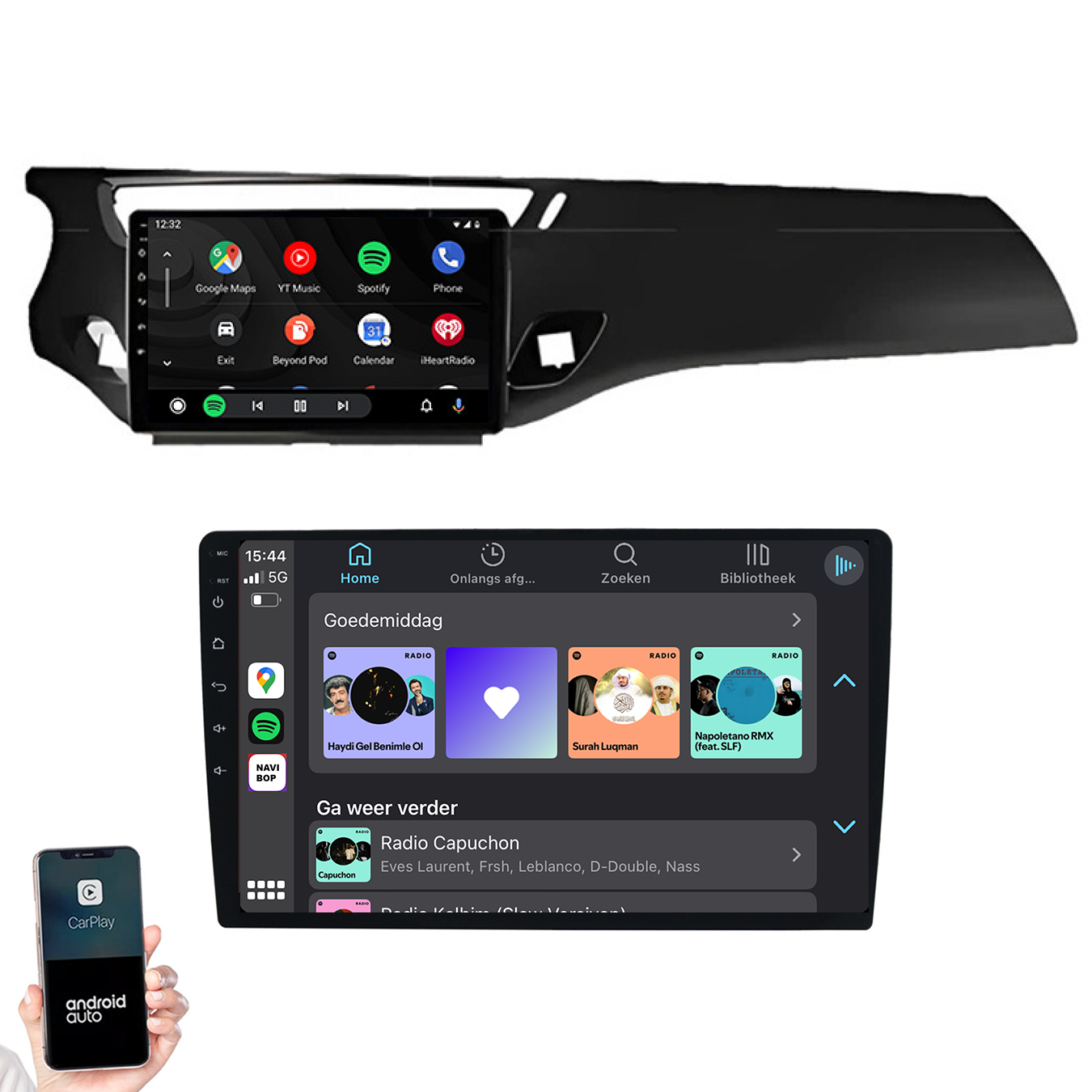 Citroen C3 | Autoradio | 2010 t/m 2016 | Android 14 | Apple CarPlay & Android Auto