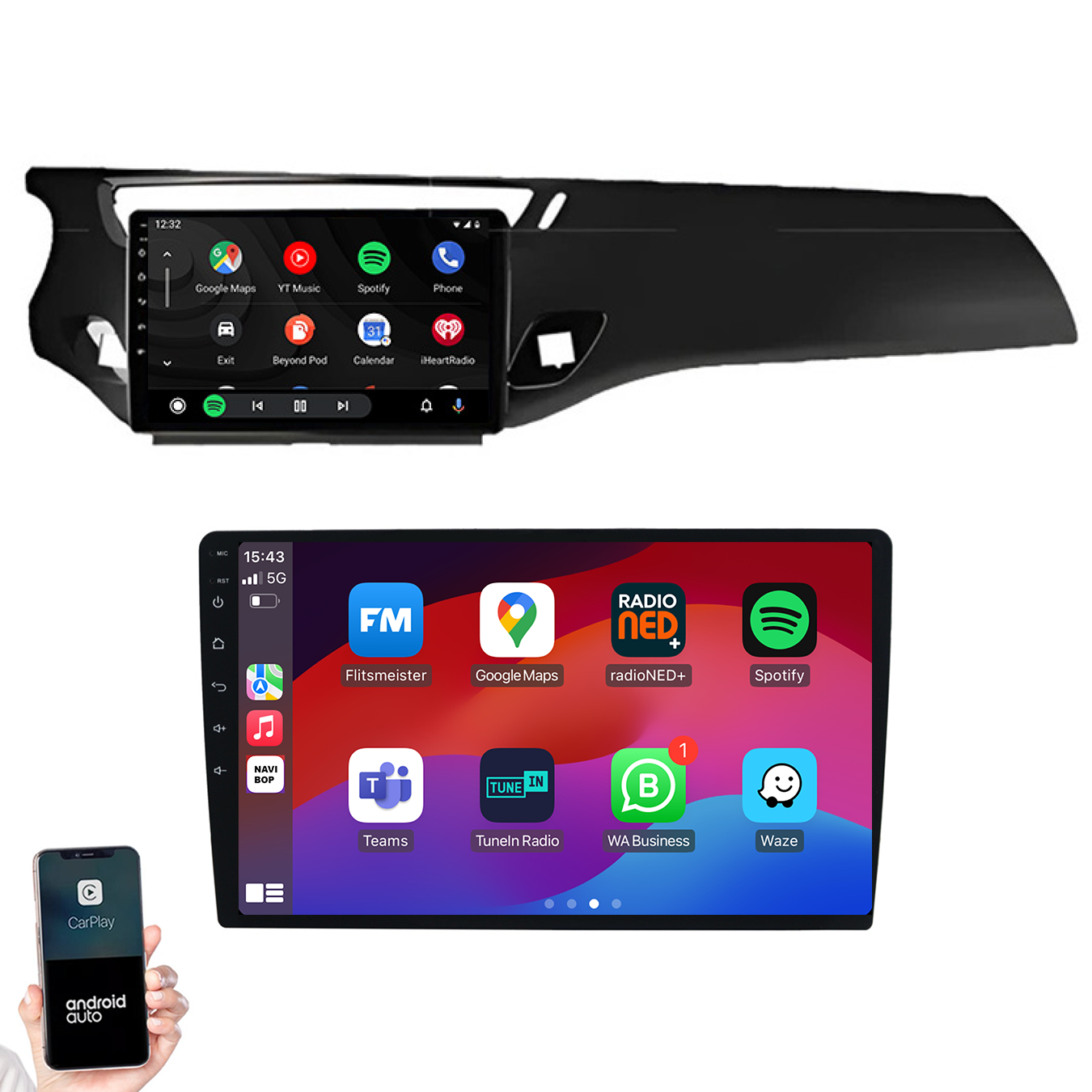 Citroen DS3 | Autoradio | 2010 t/m 2016 | Android 14 | Apple CarPlay & Android Auto