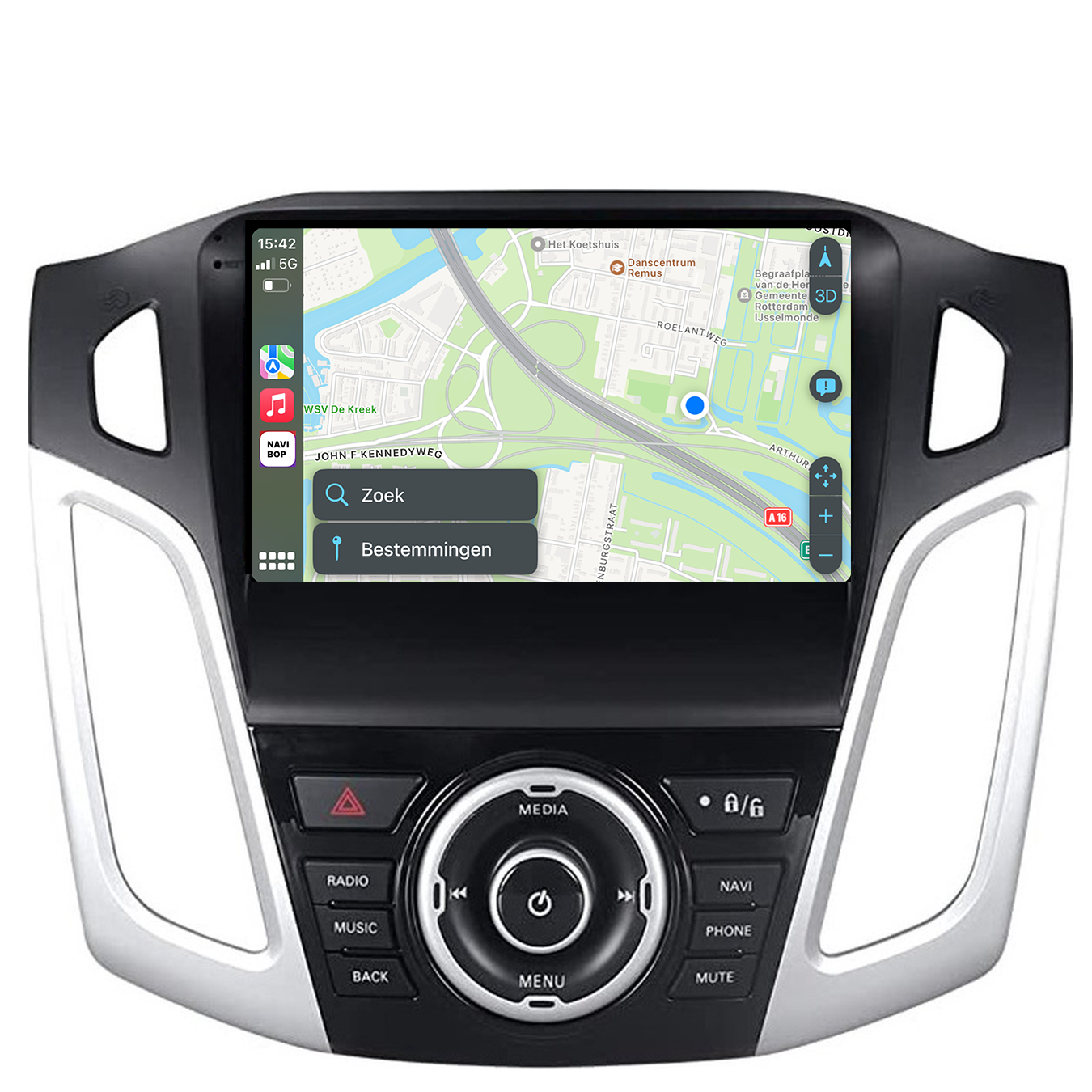 Ford Focus | Autoradio | 2011 t/m 2019 | Android 14 | Apple CarPlay & Android Auto