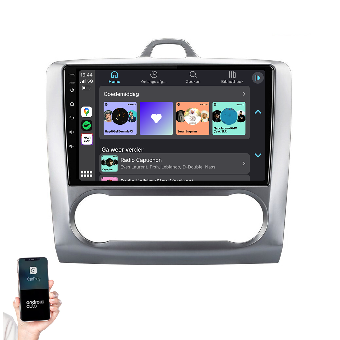 Ford Focus | Autoradio | 2004 t/m 2011 | Android 14 | Apple CarPlay & Android Auto