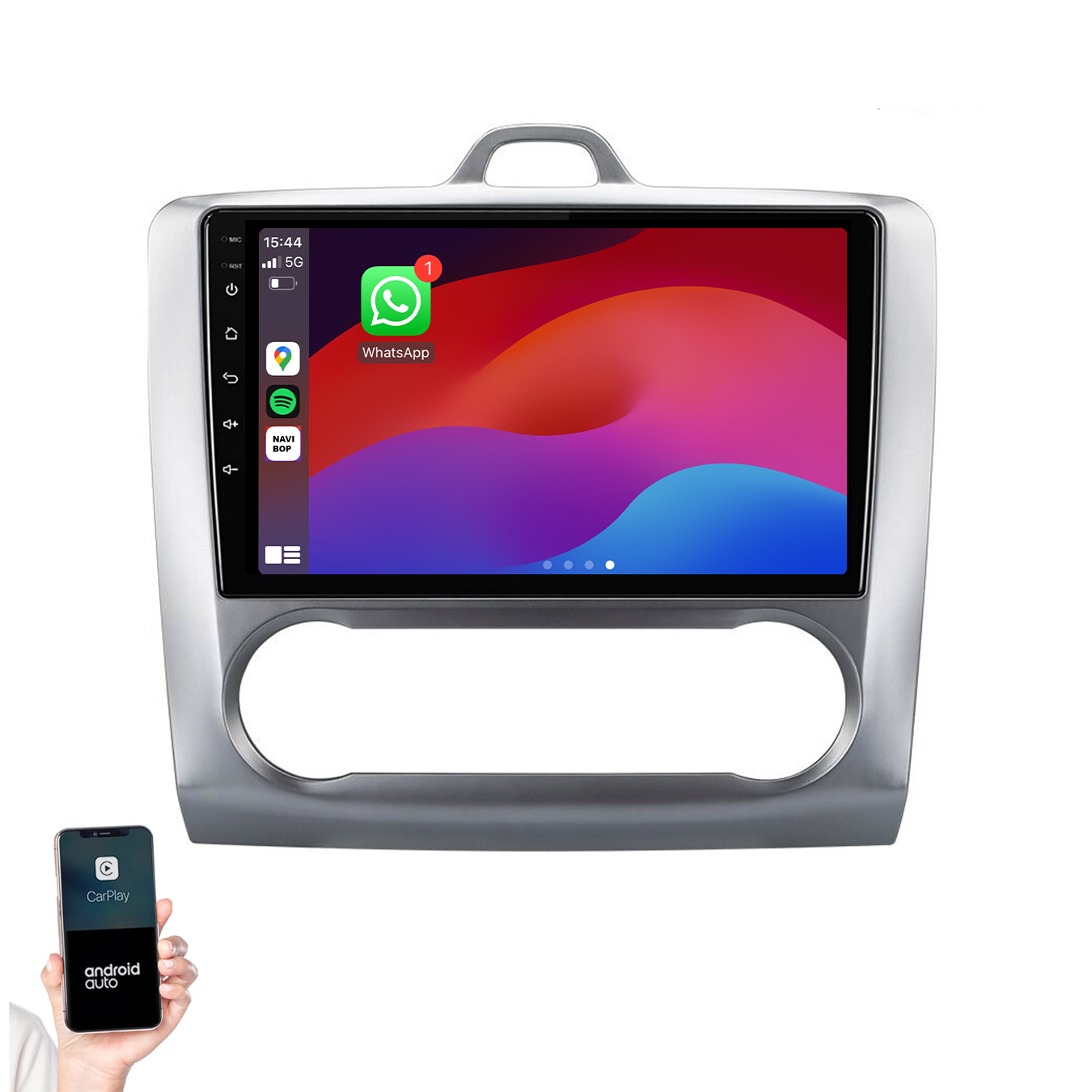 Ford Focus | Autoradio | 2004 t/m 2011 | Android 14 | Apple CarPlay & Android Auto
