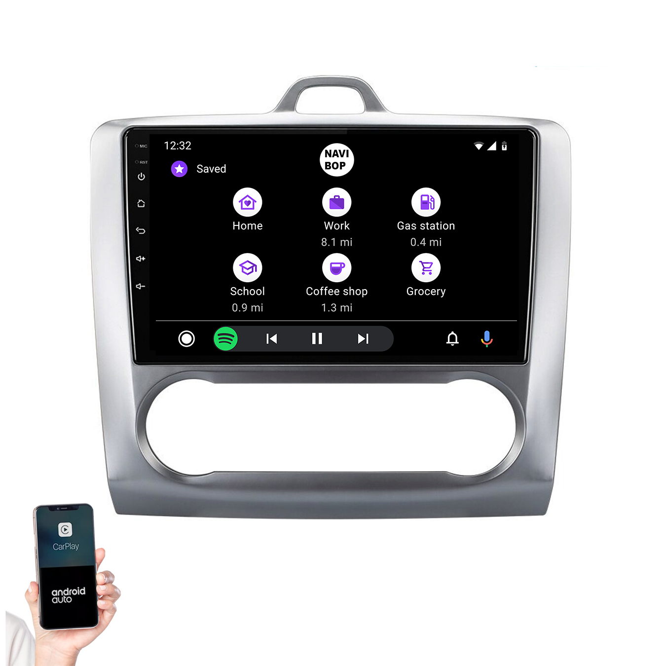 Ford Focus | Autoradio | 2004 t/m 2011 | Android 14 | Apple CarPlay & Android Auto