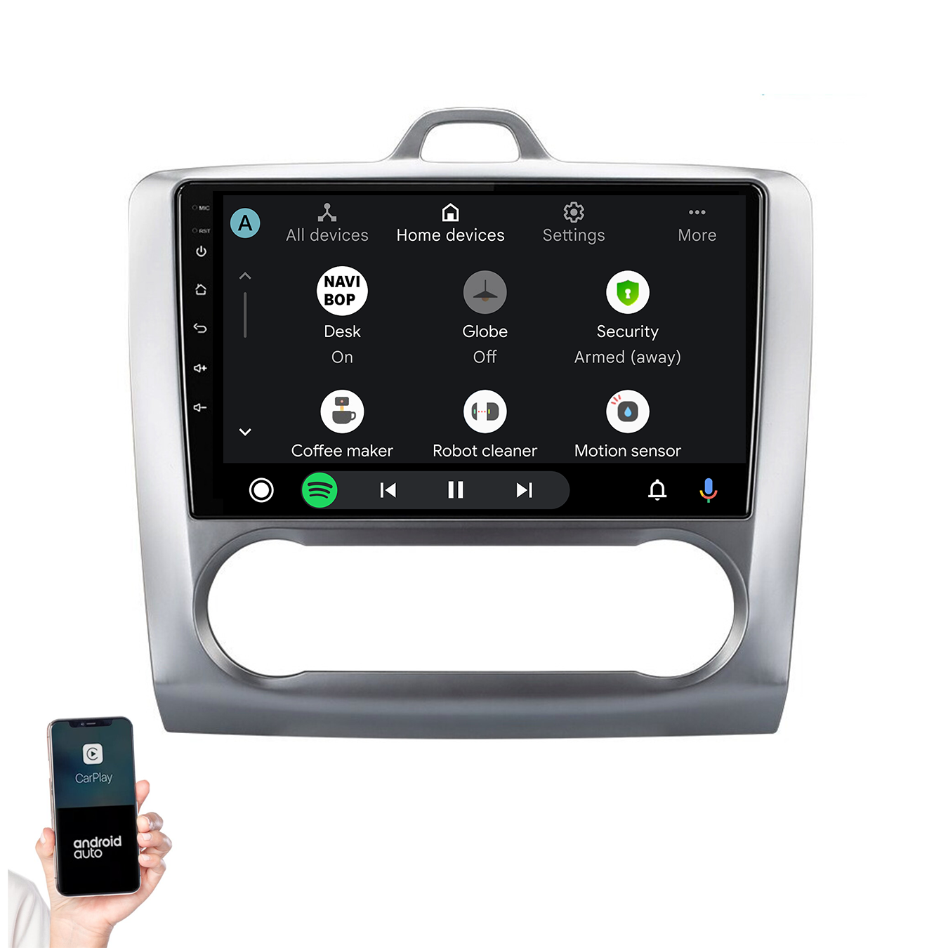 Ford Focus | Autoradio | 2004 t/m 2011 | Android 14 | Apple CarPlay & Android Auto