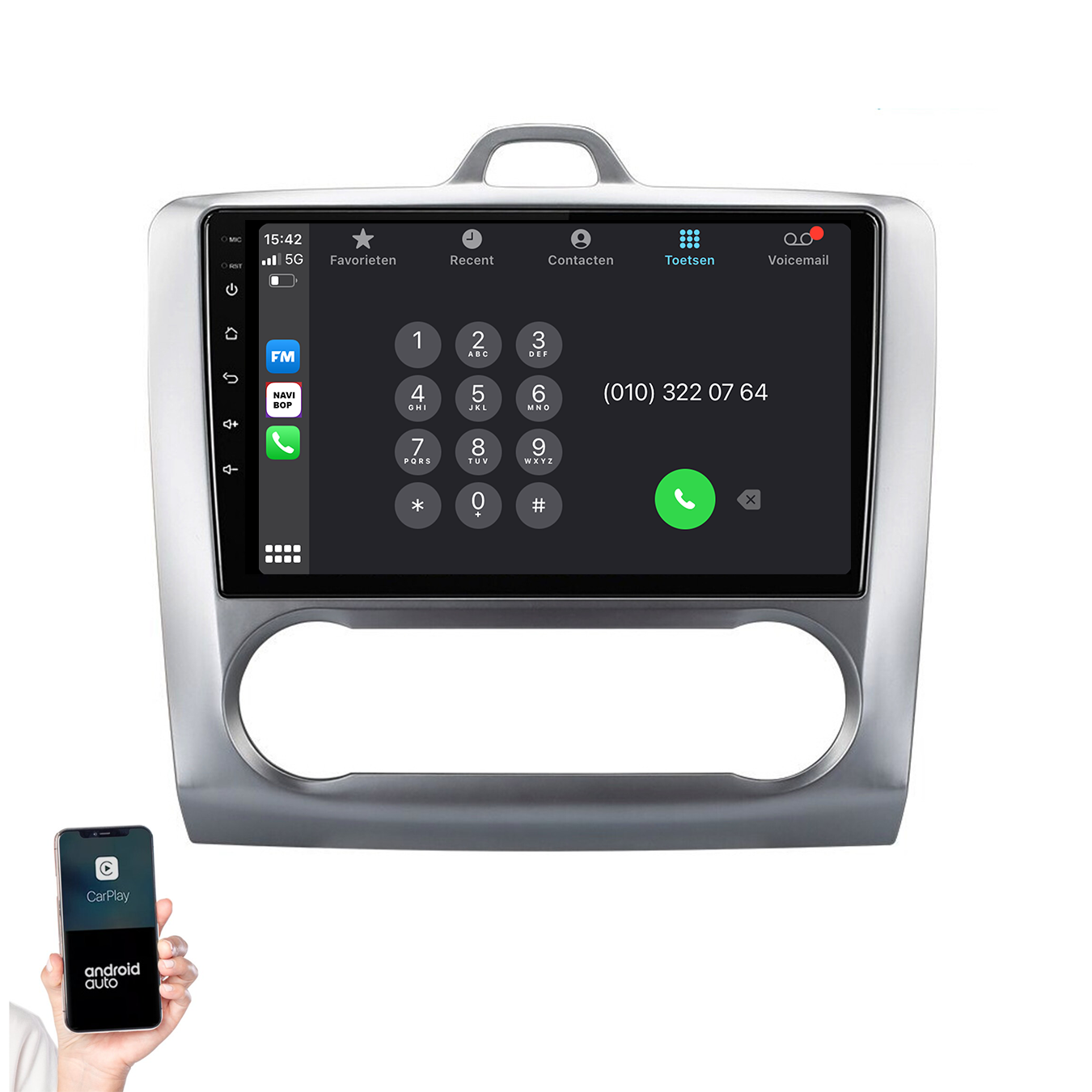Ford Focus | Autoradio | 2004 t/m 2011 | Android 14 | Apple CarPlay & Android Auto