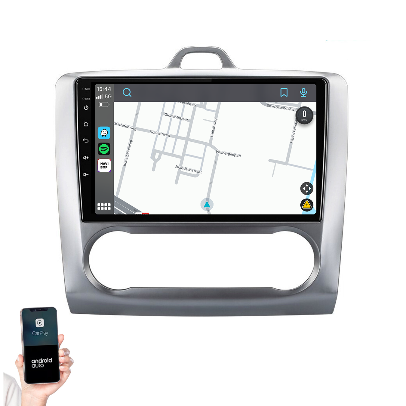 Ford Focus | Autoradio | 2004 t/m 2011 | Android 14 | Apple CarPlay & Android Auto