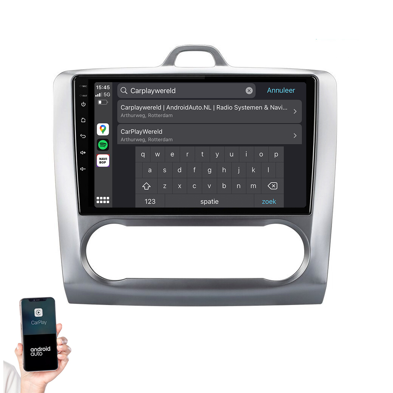 Ford Focus | Autoradio | 2004 t/m 2011 | Android 14 | Apple CarPlay & Android Auto