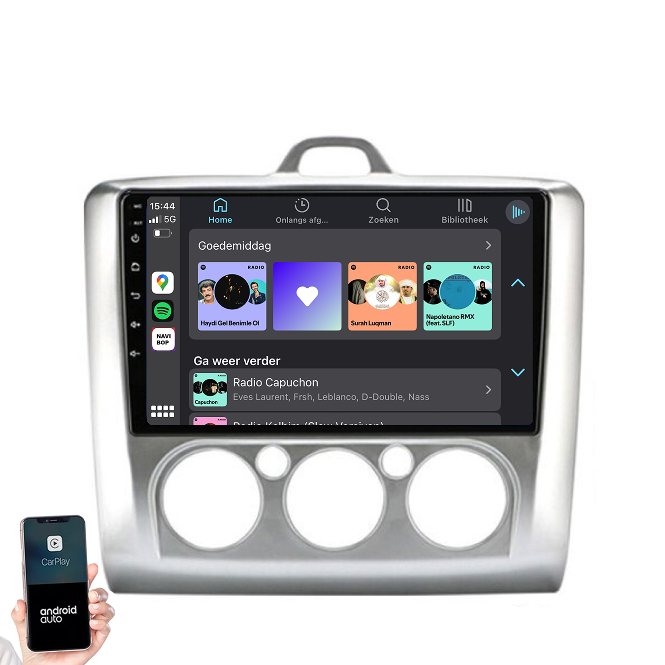 Ford Focus | Autoradio | 2004 t/m 2011 | Android 14 | Apple CarPlay & Android Auto
