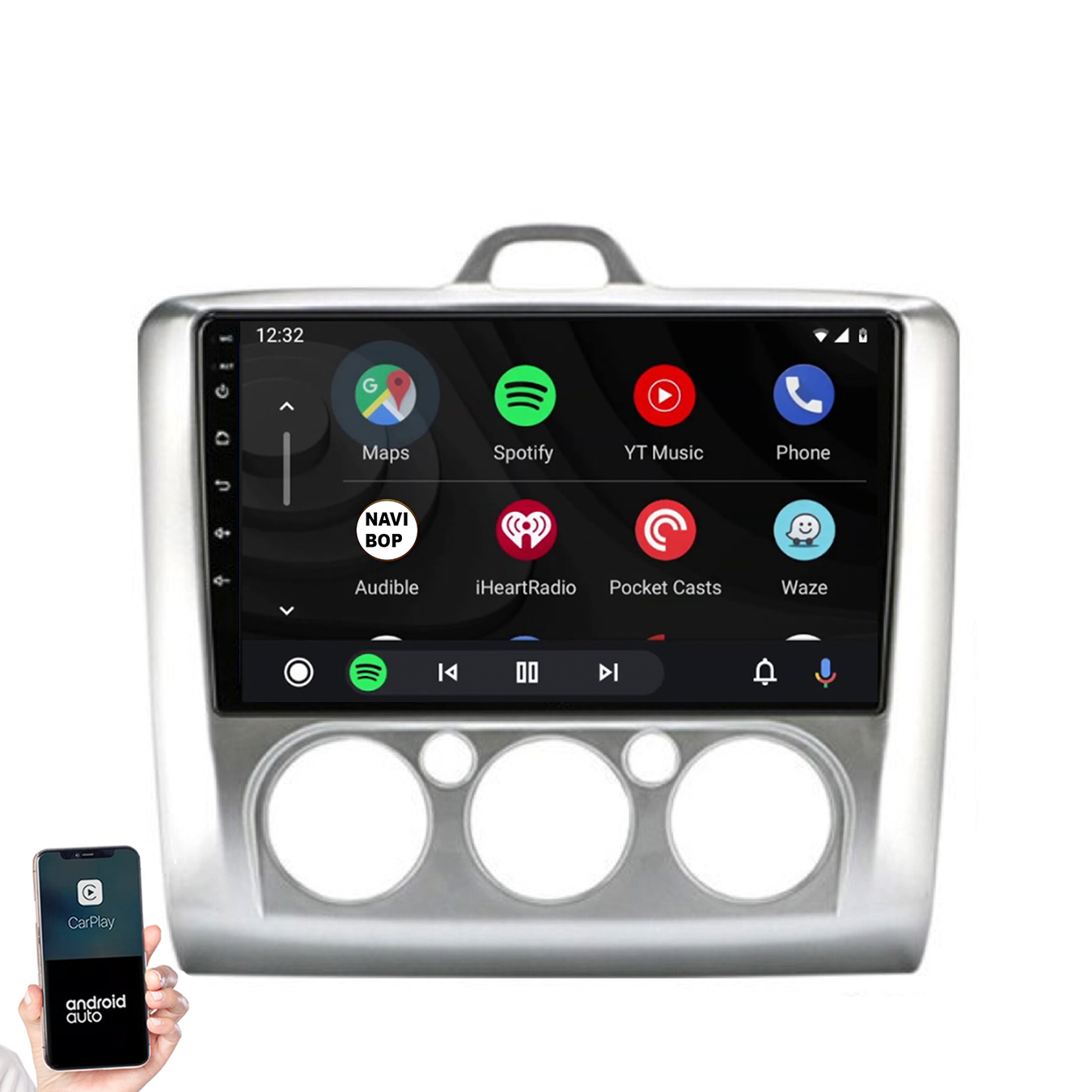 Ford Focus | Autoradio | 2004 t/m 2011 | Android 14 | Apple CarPlay & Android Auto
