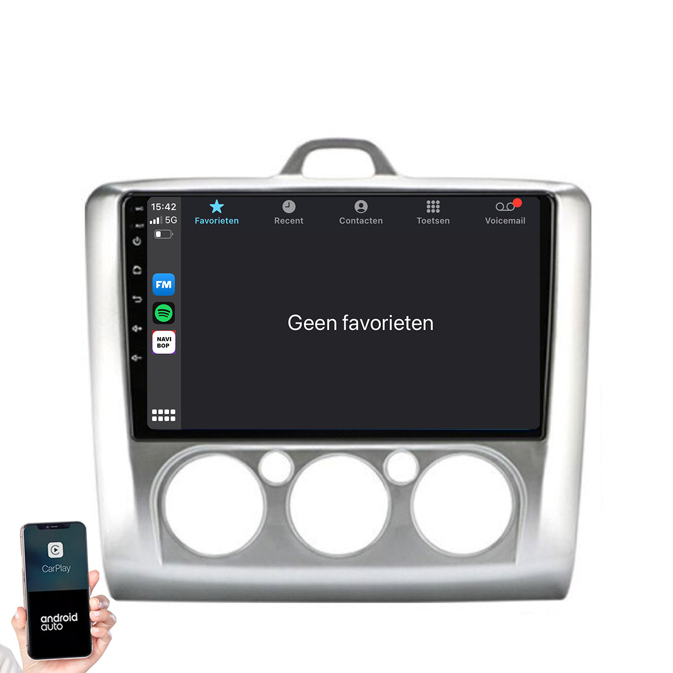 Ford Focus | Autoradio | 2004 t/m 2011 | Android 14 | Apple CarPlay & Android Auto