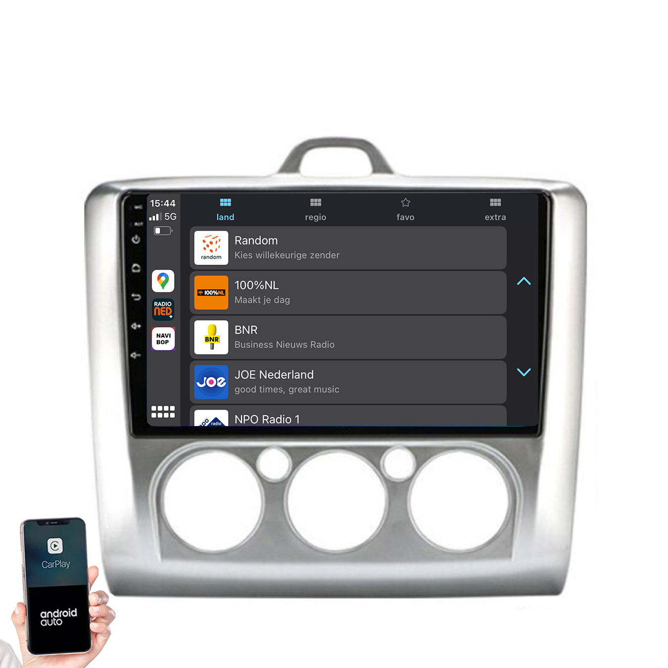 Ford Focus | Autoradio | 2004 t/m 2011 | Android 14 | Apple CarPlay & Android Auto
