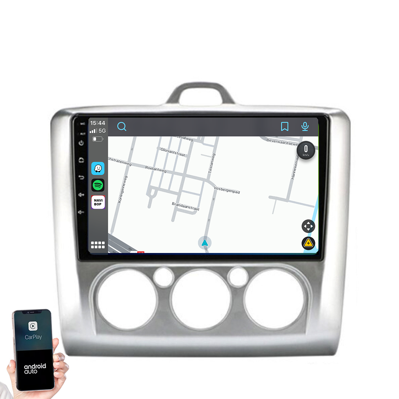 Ford Focus | Autoradio | 2004 t/m 2011 | Android 14 | Apple CarPlay & Android Auto