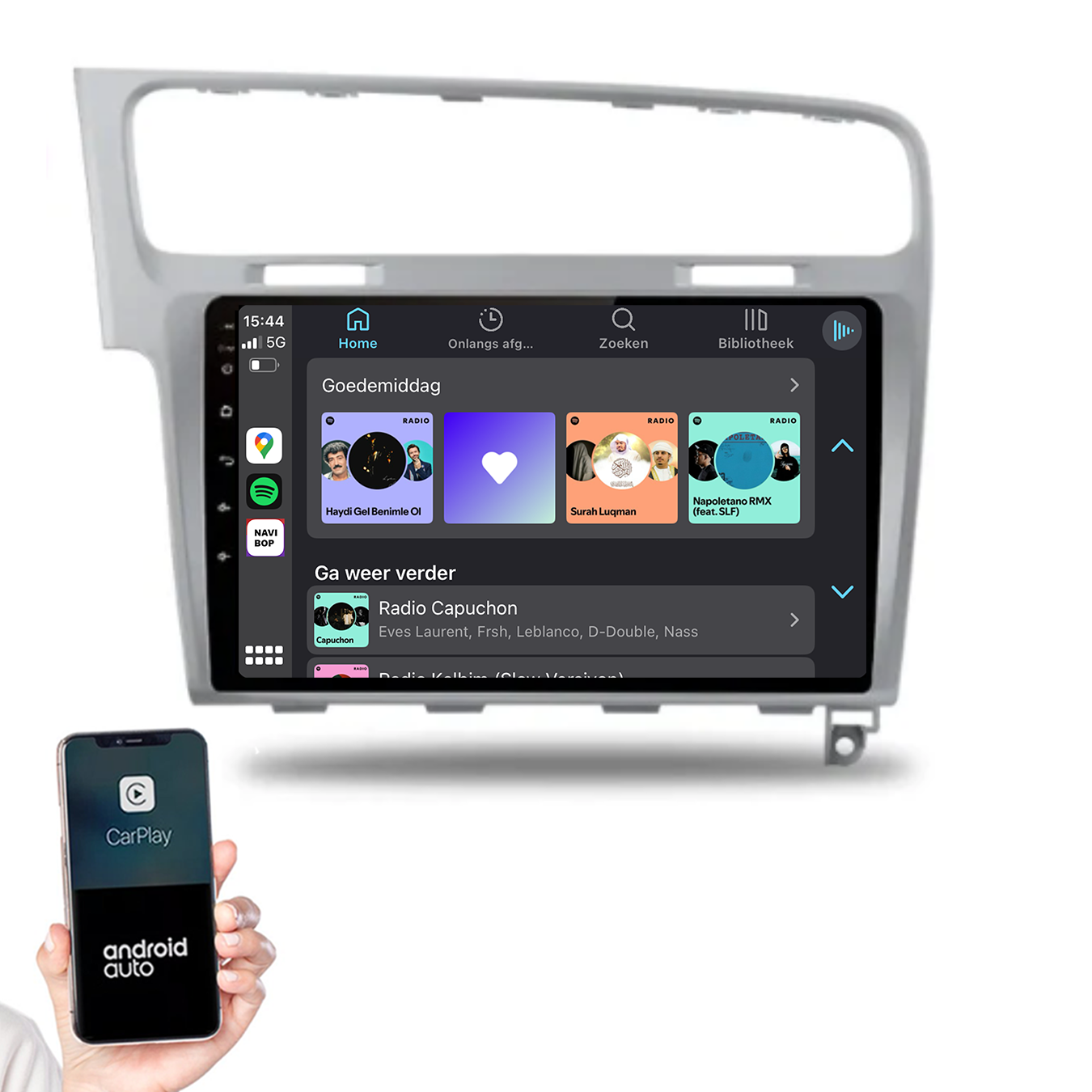 Volkswagen Golf 7 | Autoradio | 2013 t/m 2020 | Android 14 | Apple CarPlay & Android Auto