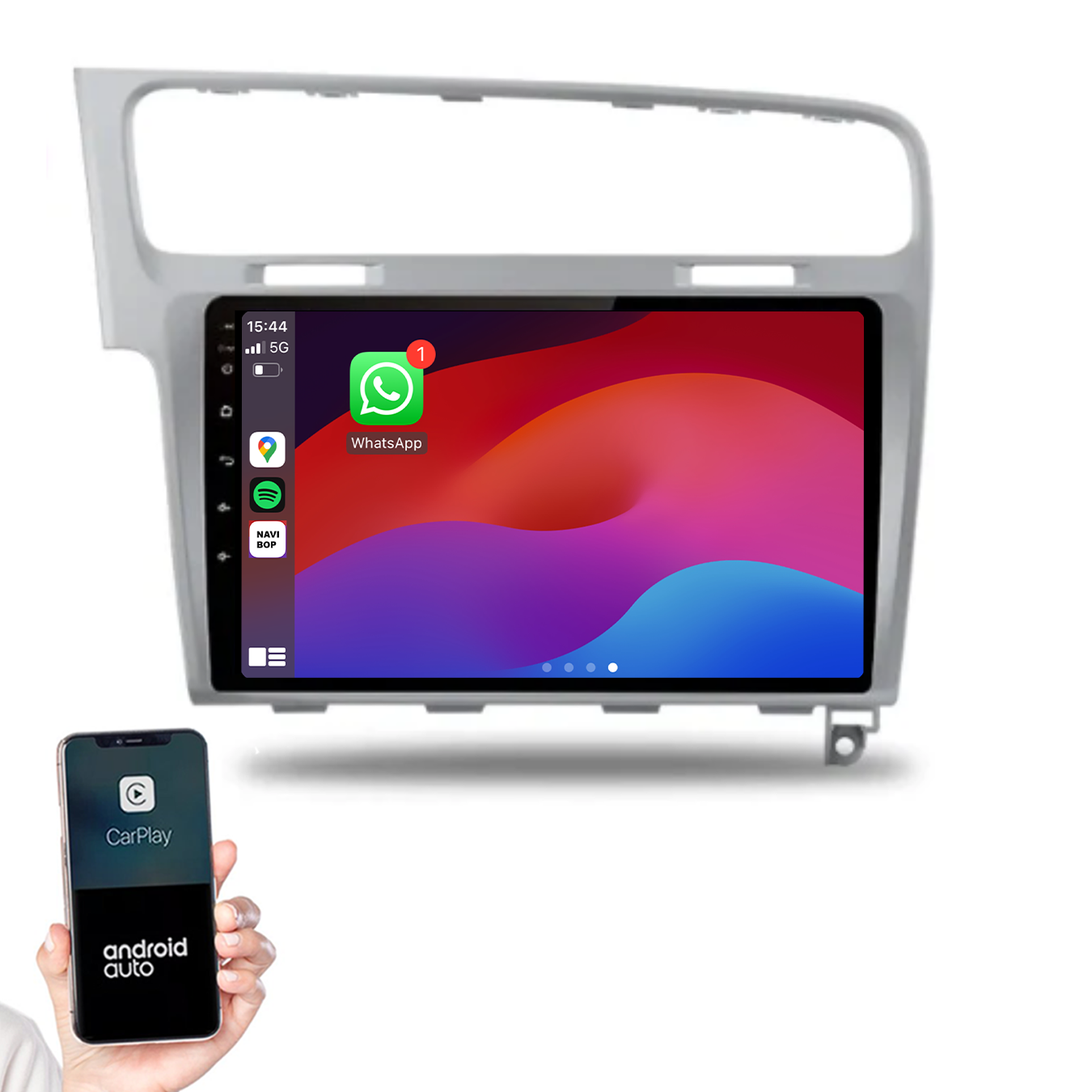 Volkswagen Golf 7 | Autoradio | 2013 t/m 2020 | Android 14 | Apple CarPlay & Android Auto
