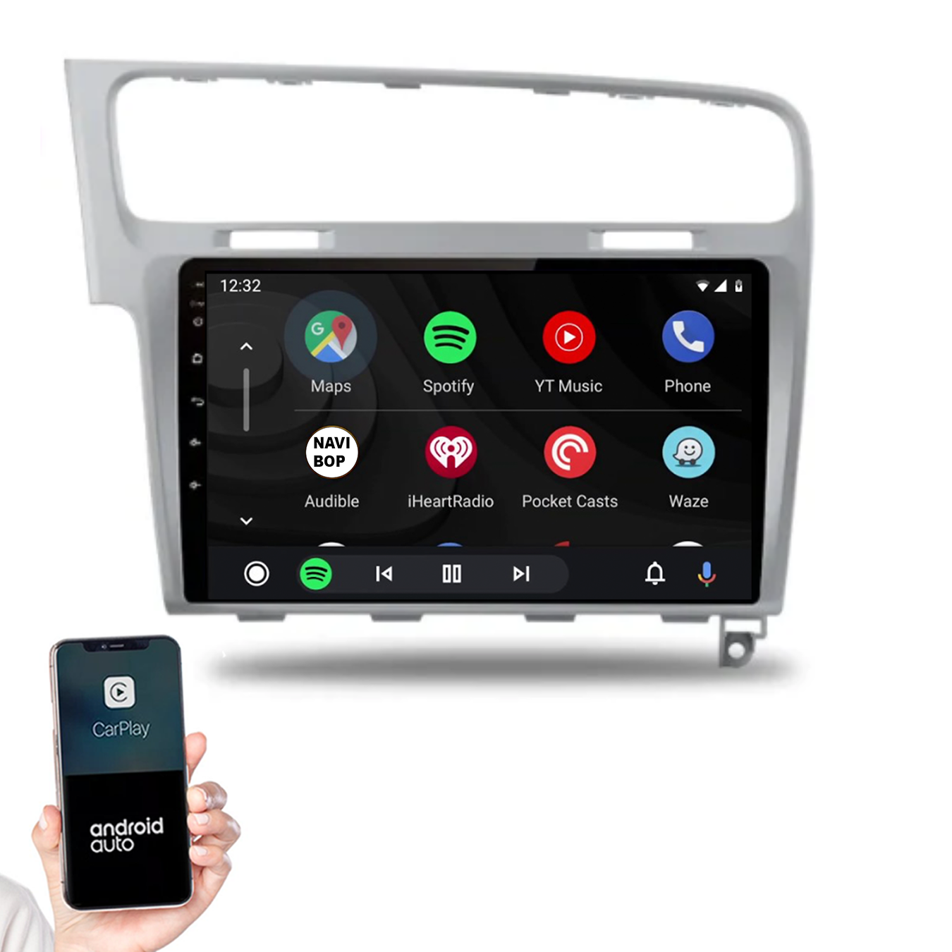 Volkswagen Golf 7 | Autoradio | 2013 t/m 2020 | Android 14 | Apple CarPlay & Android Auto