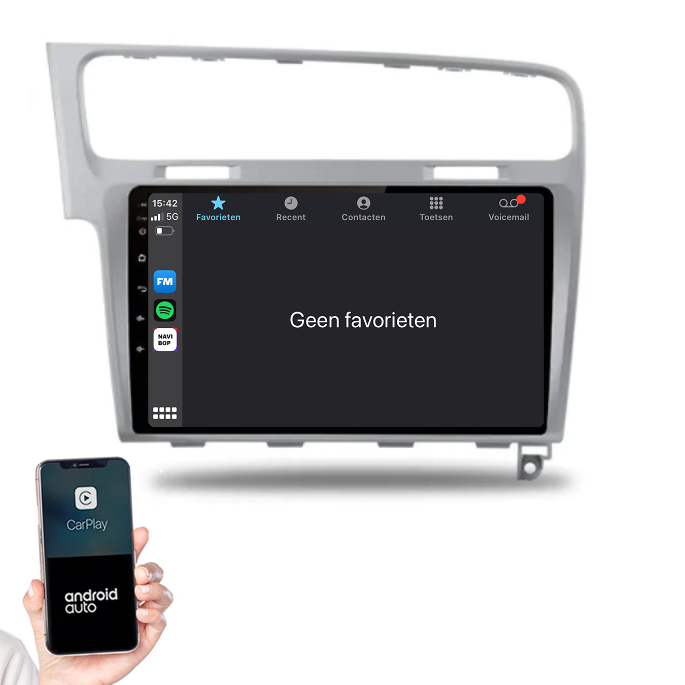 Volkswagen Golf 7 | Autoradio | 2013 t/m 2020 | Android 14 | Apple CarPlay & Android Auto