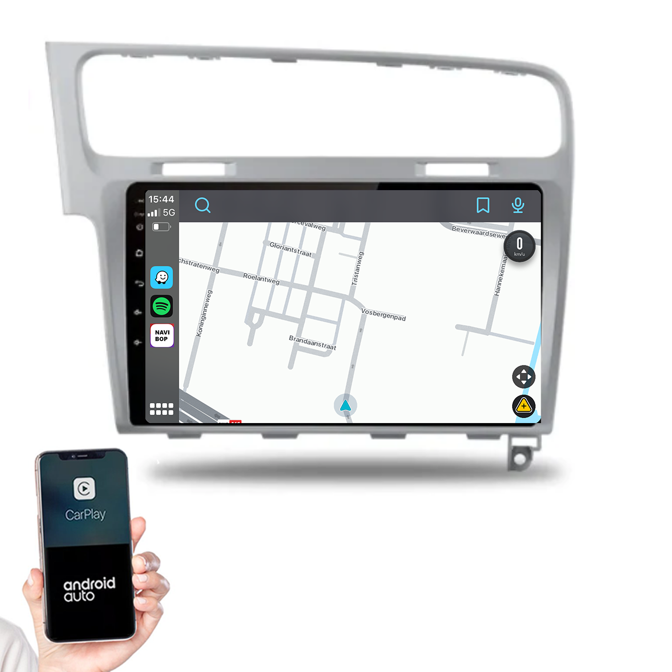 Volkswagen Golf 7 | Autoradio | 2013 t/m 2020 | Android 14 | Apple CarPlay & Android Auto