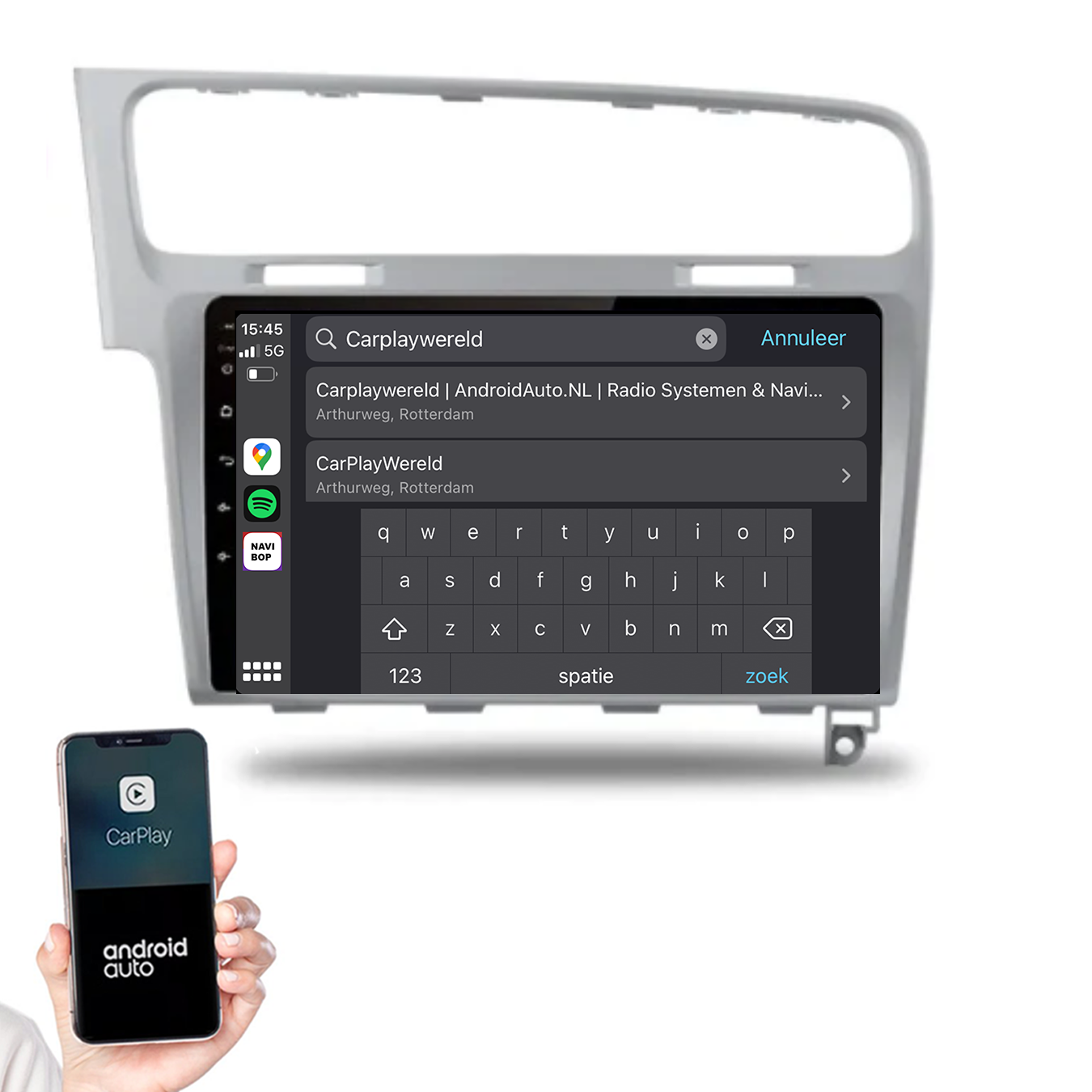 Volkswagen Golf 7 | Autoradio | 2013 t/m 2020 | Android 14 | Apple CarPlay & Android Auto