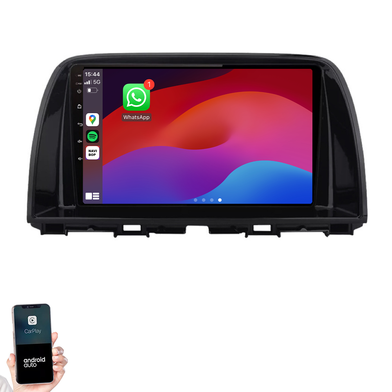 Mazda CX-5 | Autoradio | 2012 t/m 2015 | Android 14 | Apple CarPlay & Android Auto