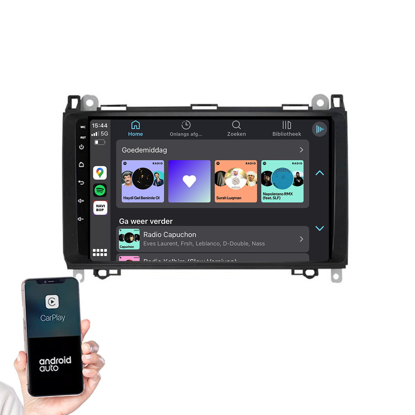 Mercedes B-klasse | Autoradio | 2005 t/m 2011 | Android 14 | Apple CarPlay & Android Auto