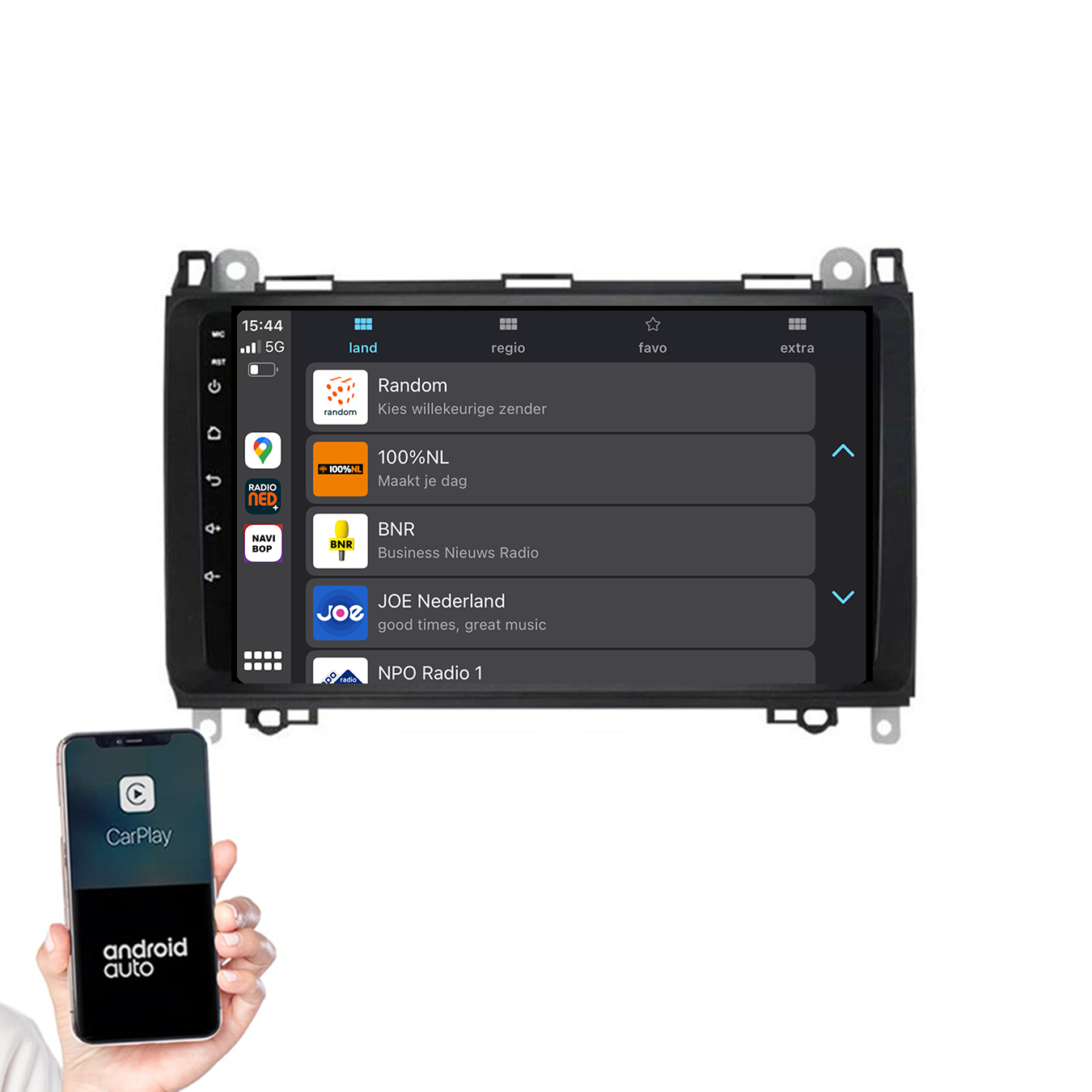 Mercedes B-klasse | Autoradio | 2005 t/m 2011 | Android 14 | Apple CarPlay & Android Auto