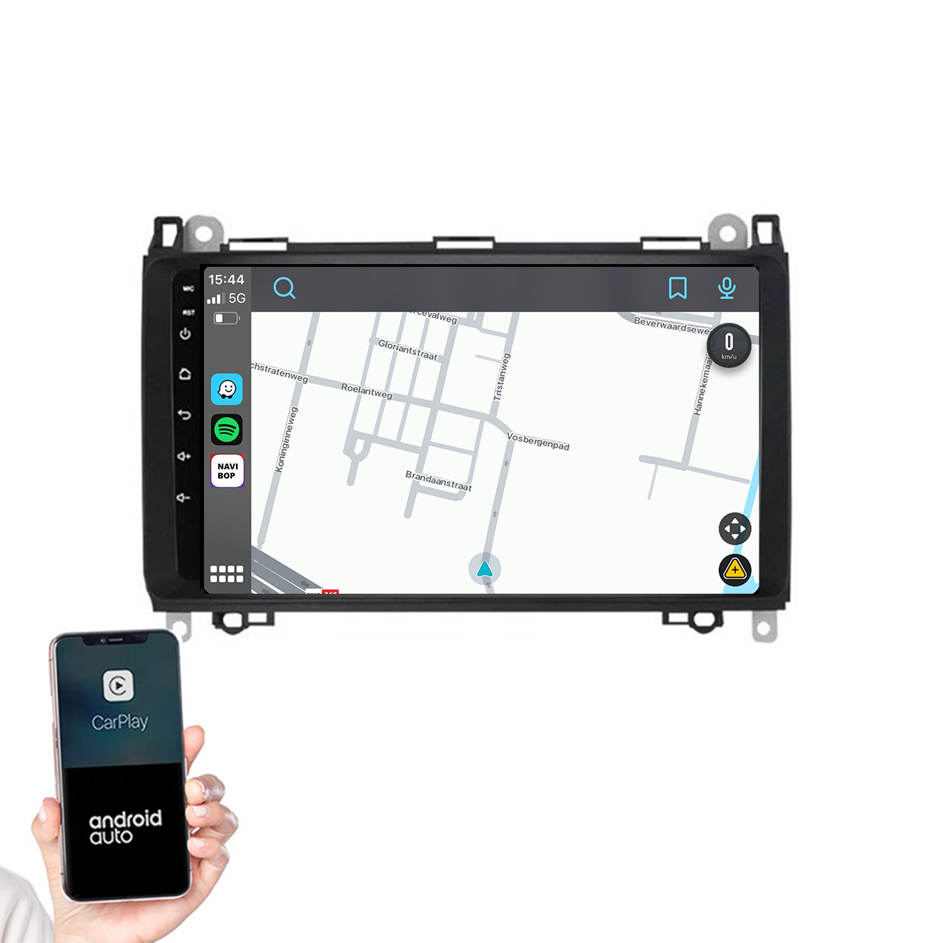 Mercedes B-klasse | Autoradio | 2005 t/m 2011 | Android 14 | Apple CarPlay & Android Auto