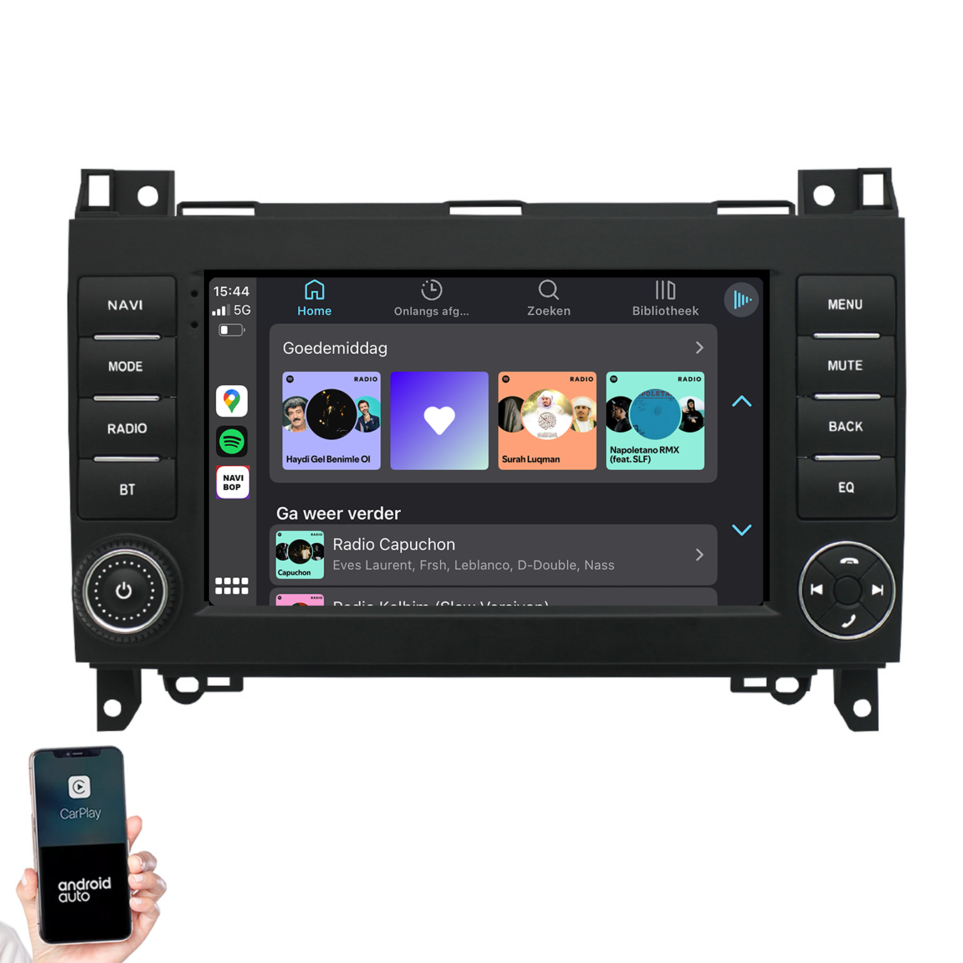 Mercedes Vito | Autoradio | 2006 t/m 2019 | Android 14 | Apple CarPlay & Android Auto