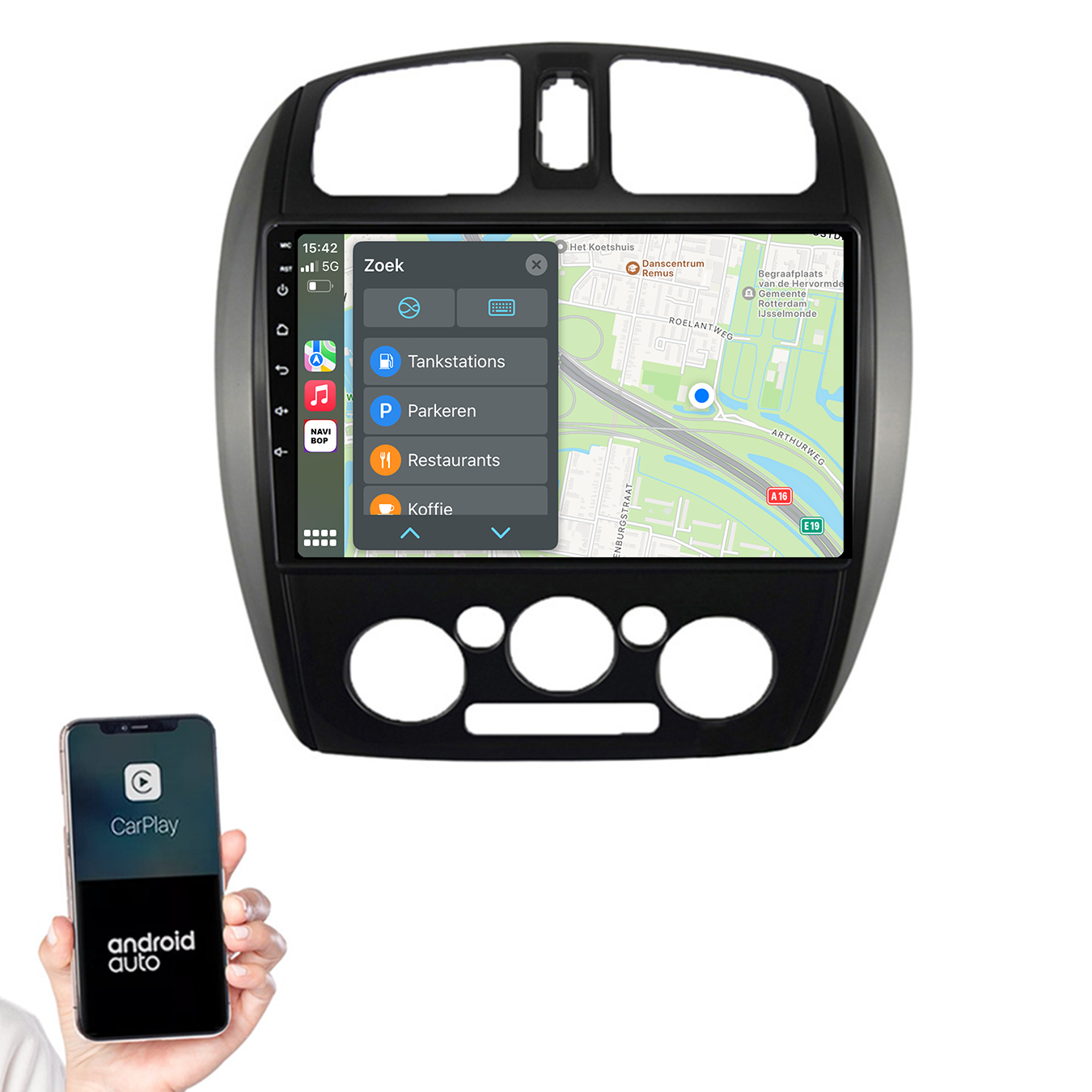 Mazda 323 | Autoradio | 2003 t/m 2009 | Android 14 | Apple CarPlay & Android Auto
